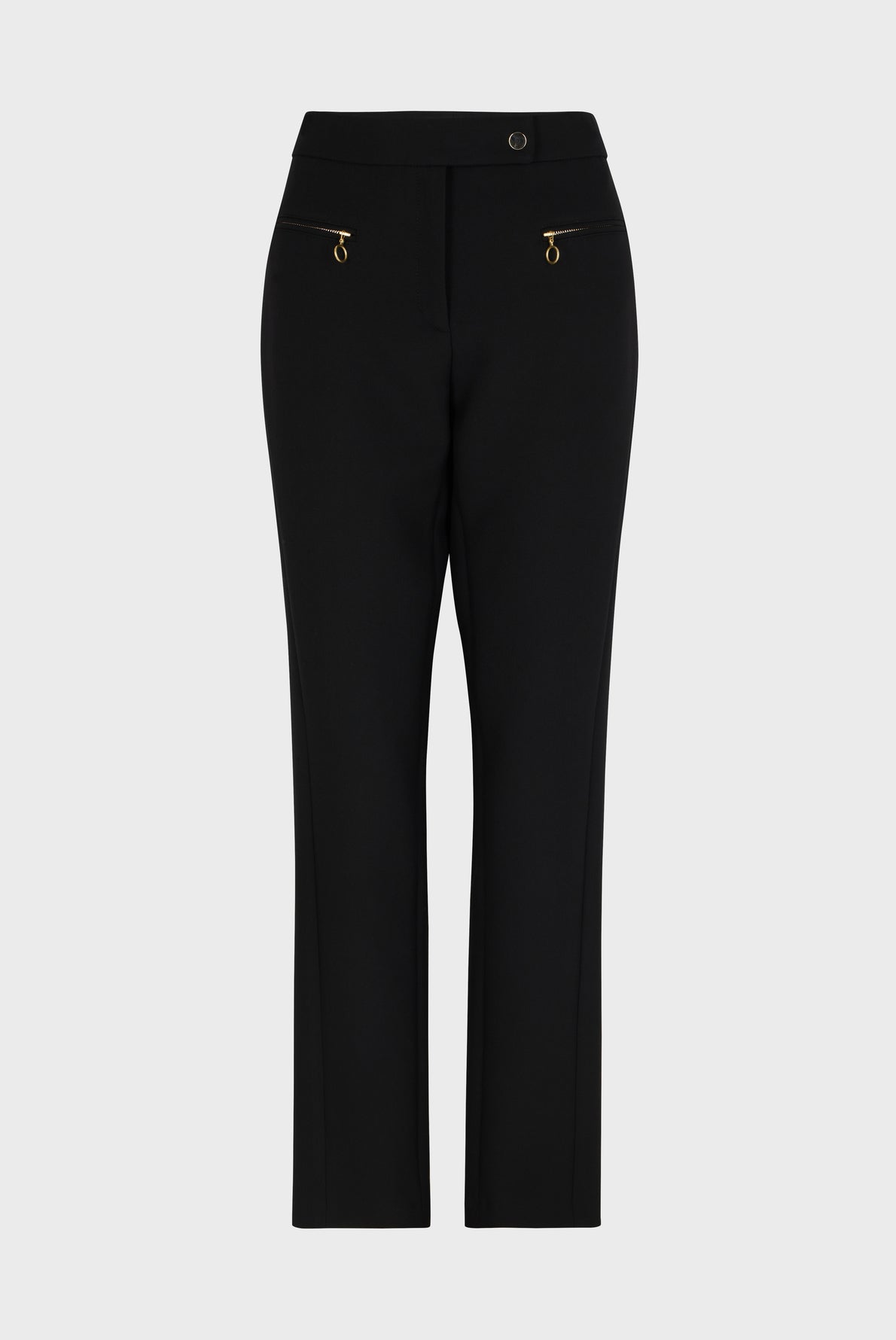 Pantalon droit avec détails dorés - EDNA Faume - seconde main