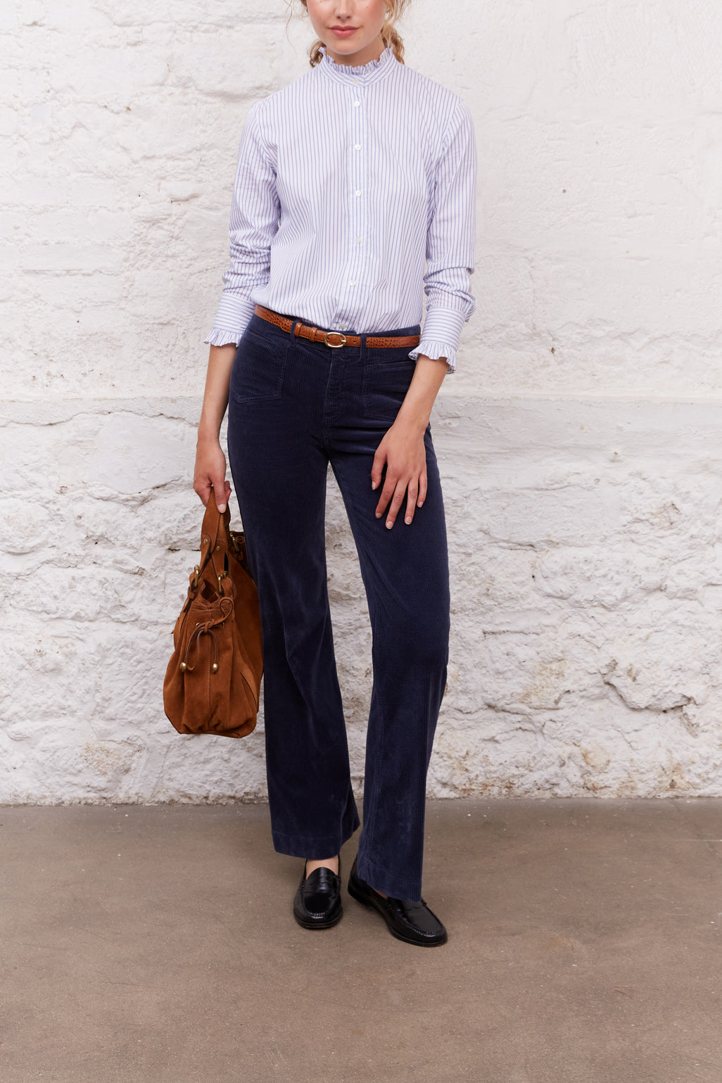 Pantalon Flare en velours côtelé - EMMA Faume - seconde main