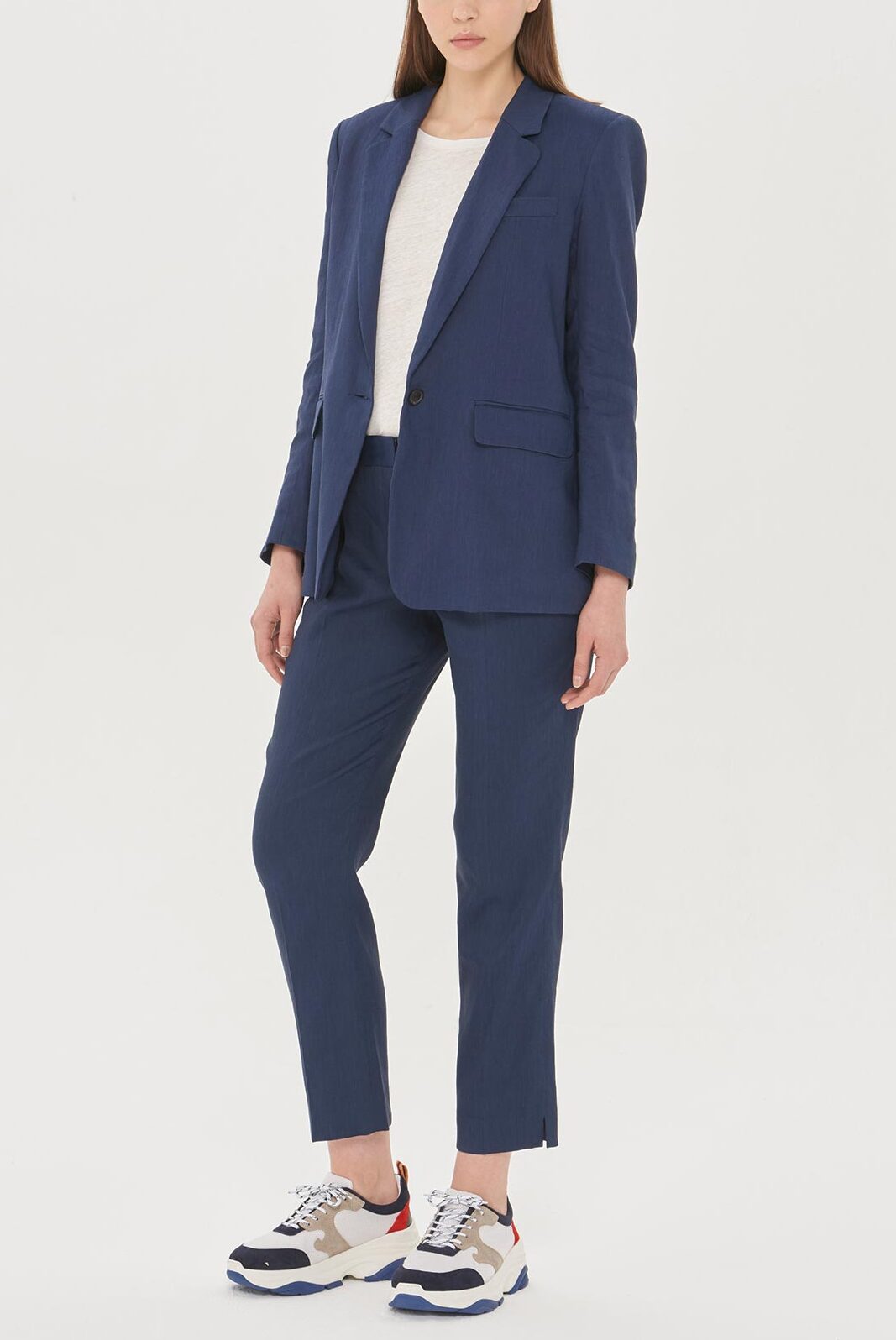 SOLENE - Veste de tailleur en lin mélangé Faume - seconde main