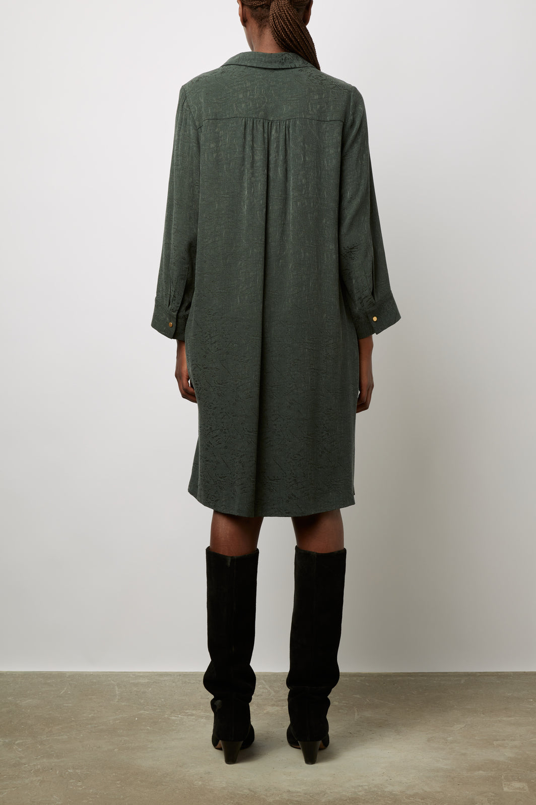 Robe courte et fluide Jacquard - JOANIE Faume - seconde main