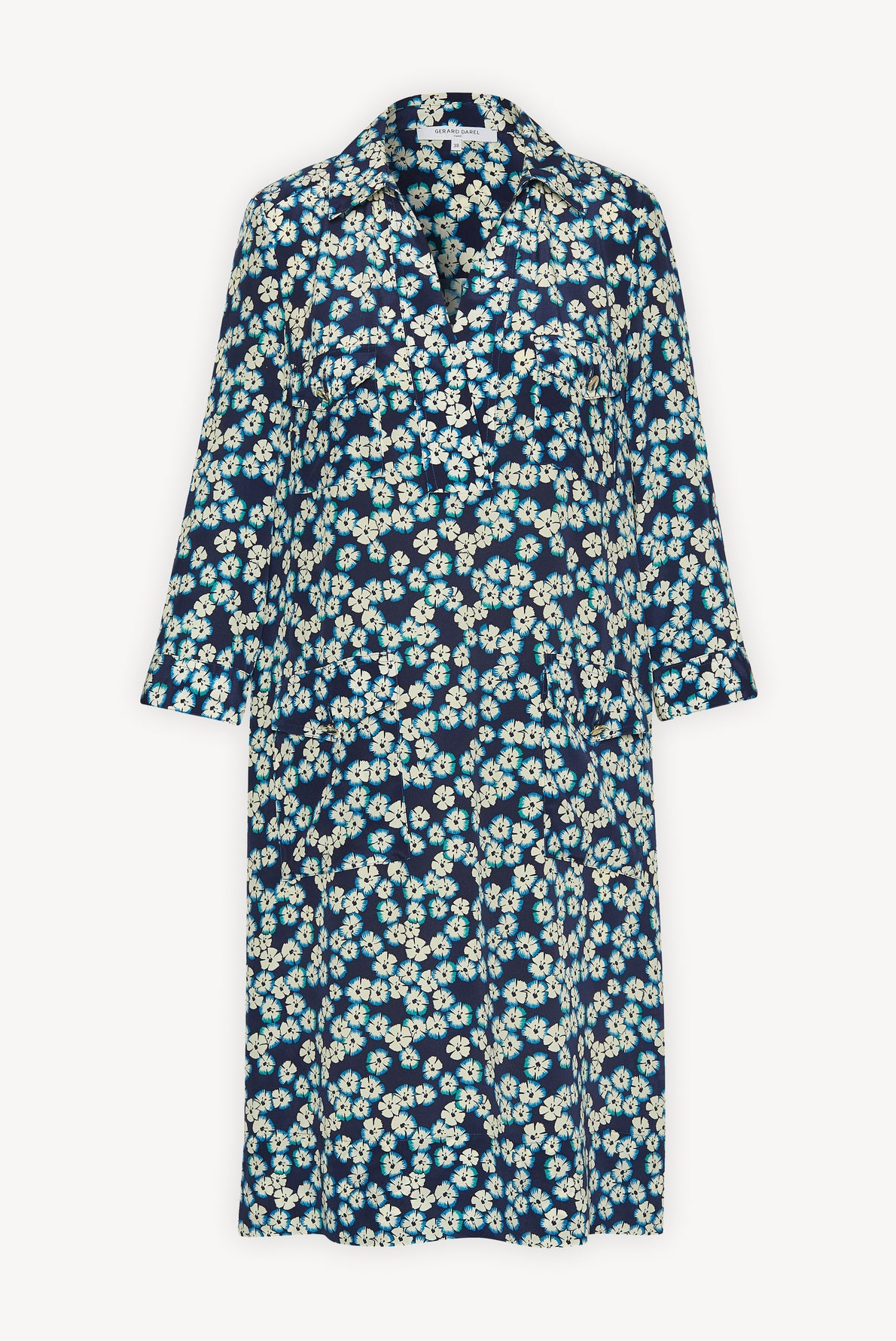 Robe-chemise à imprimé fantaisie Faume - seconde main