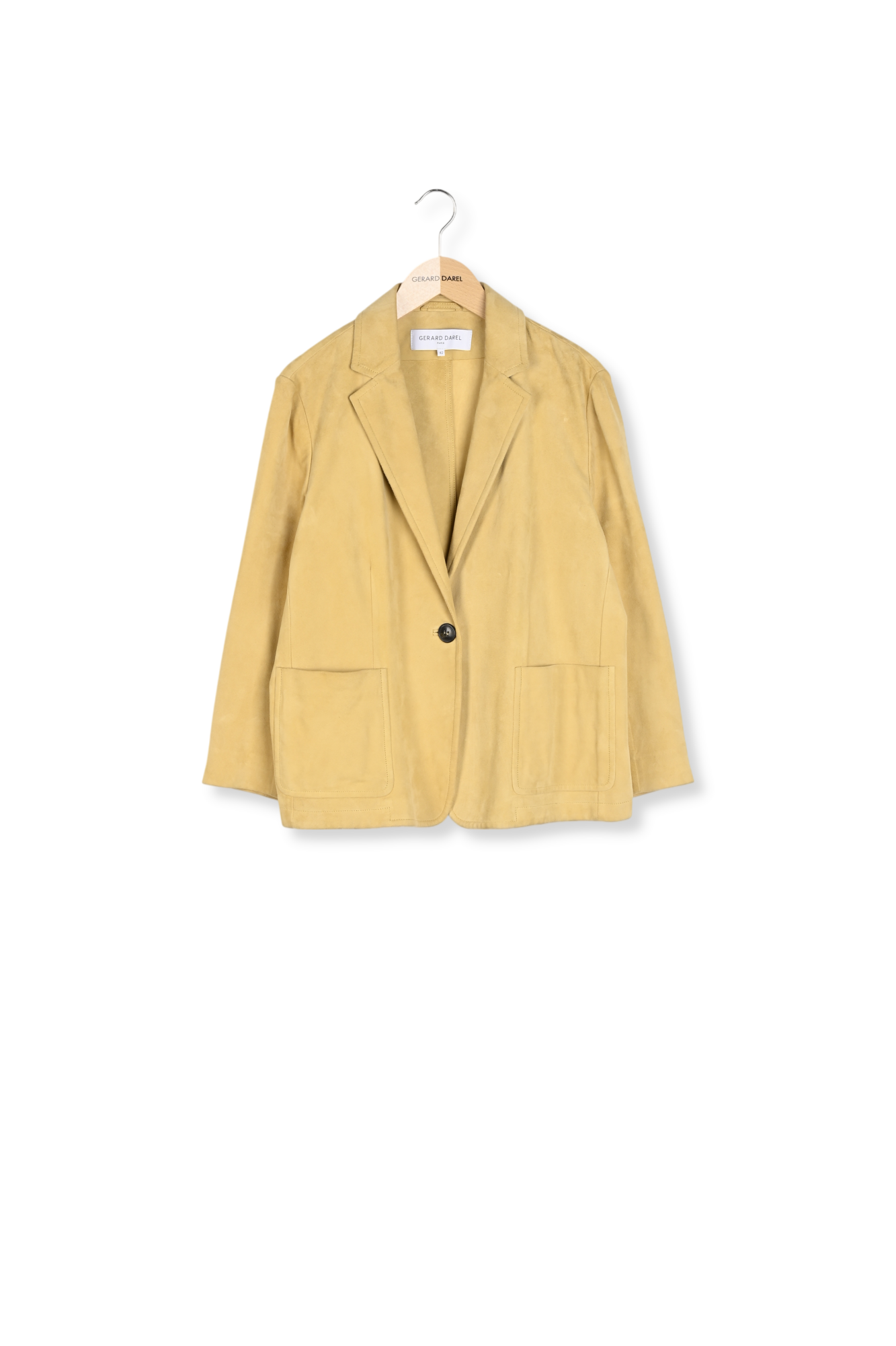 Veste de tailleur en chèvre velours - GALATEA Faume - seconde main