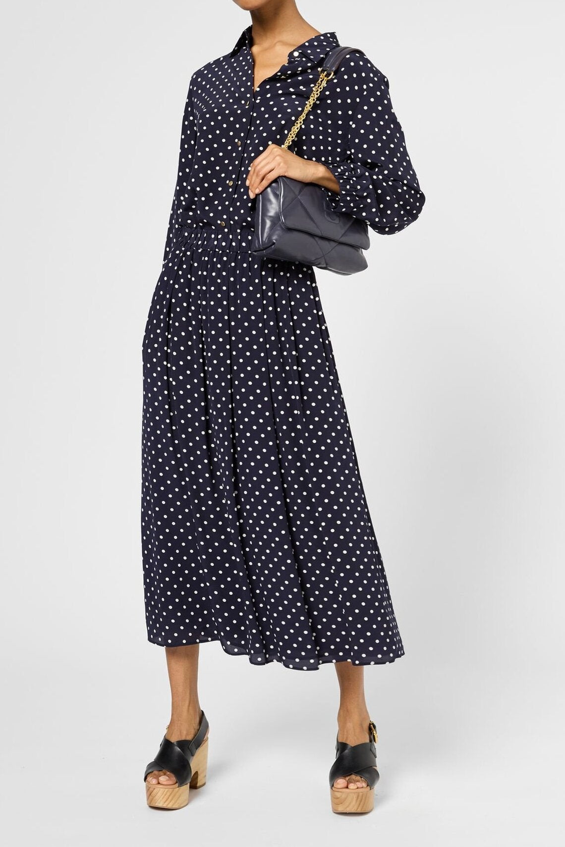 Jupe plissée à pois - VANYA Faume - seconde main