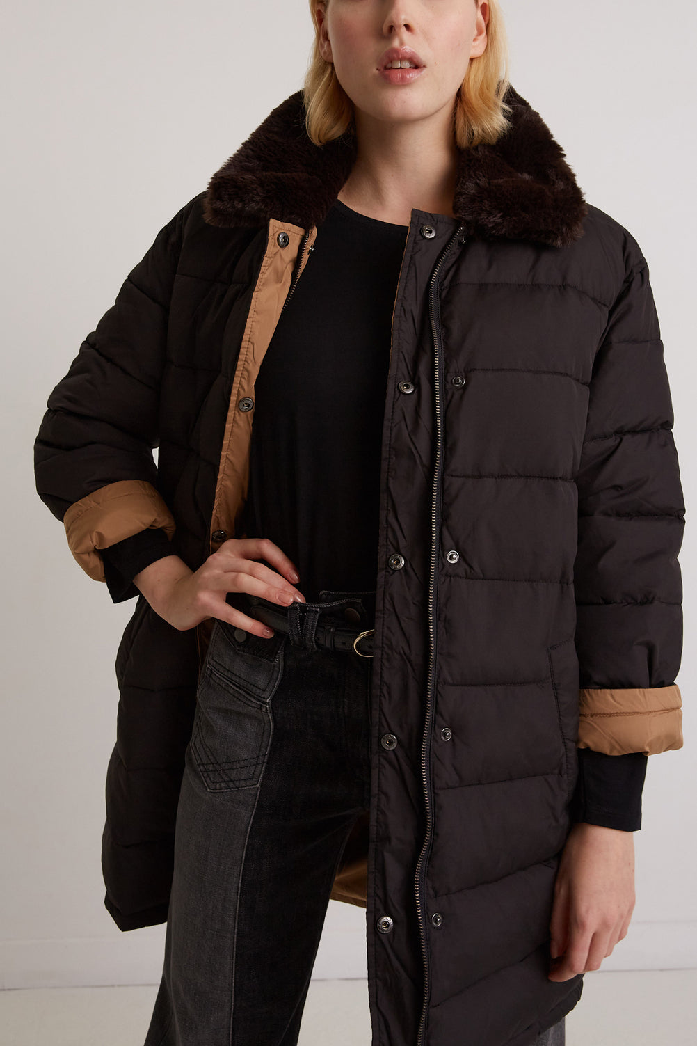 Manteau doudoune réversible - SANNA Faume - seconde main