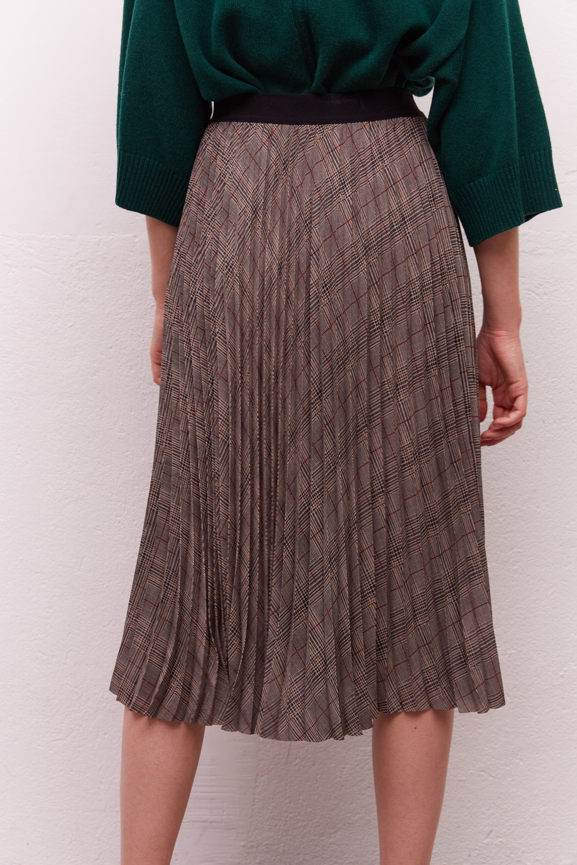 Jupe plissée à carreaux - BERYL Faume - seconde main