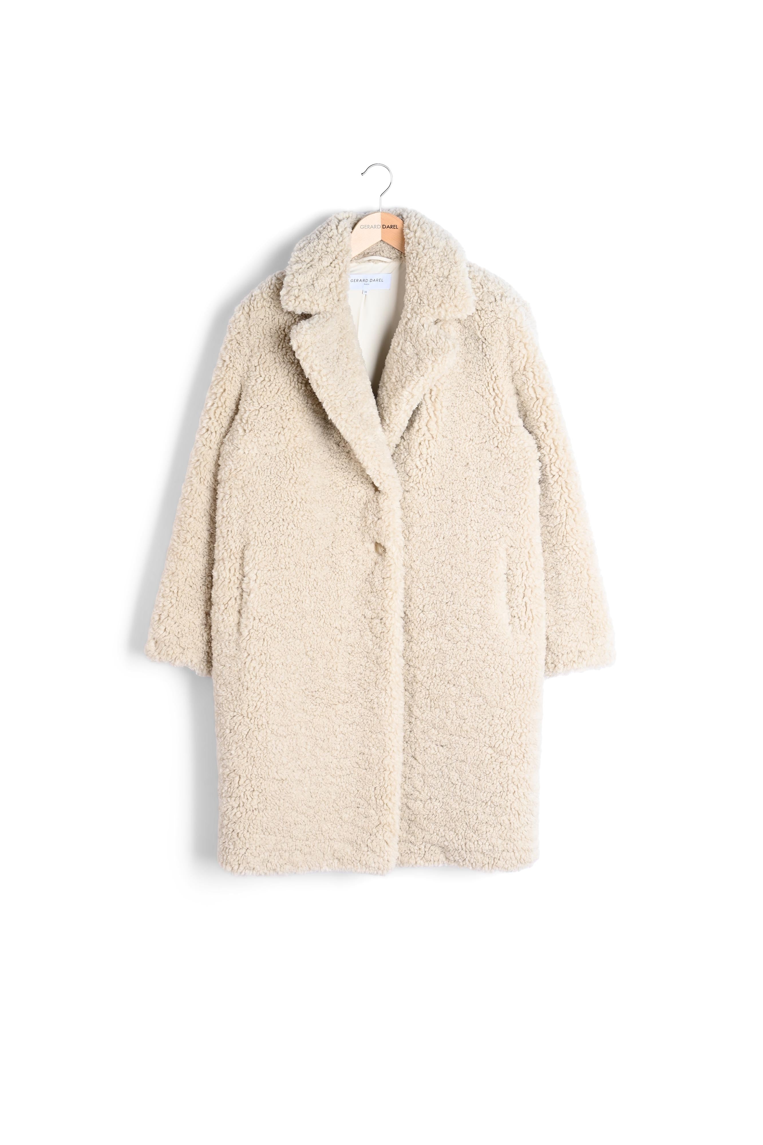 Manteau doux en fausse fourrure - SOLENNE Faume - seconde main