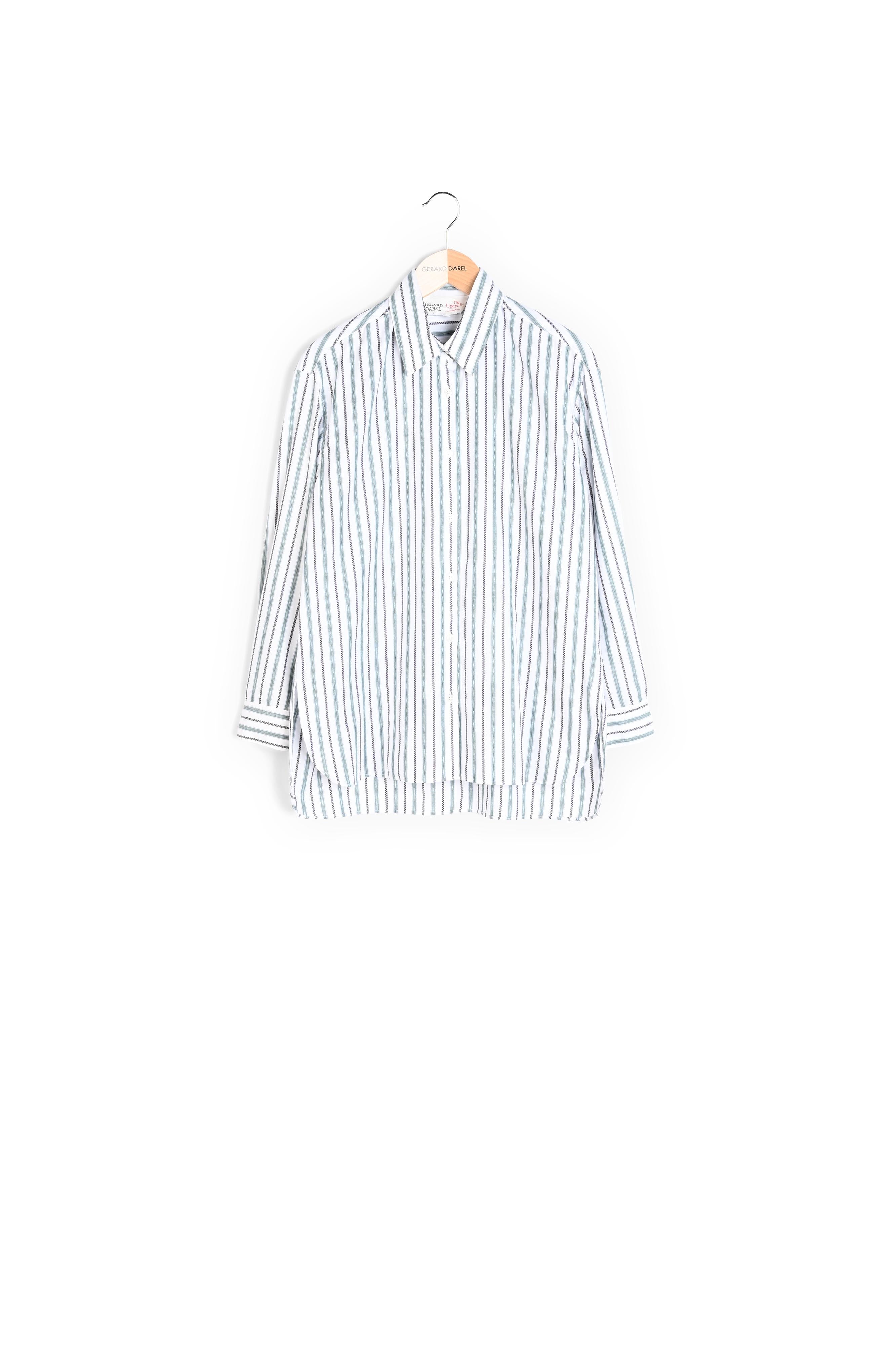 Chemise à rayures et motifs - AYMA Faume - seconde main