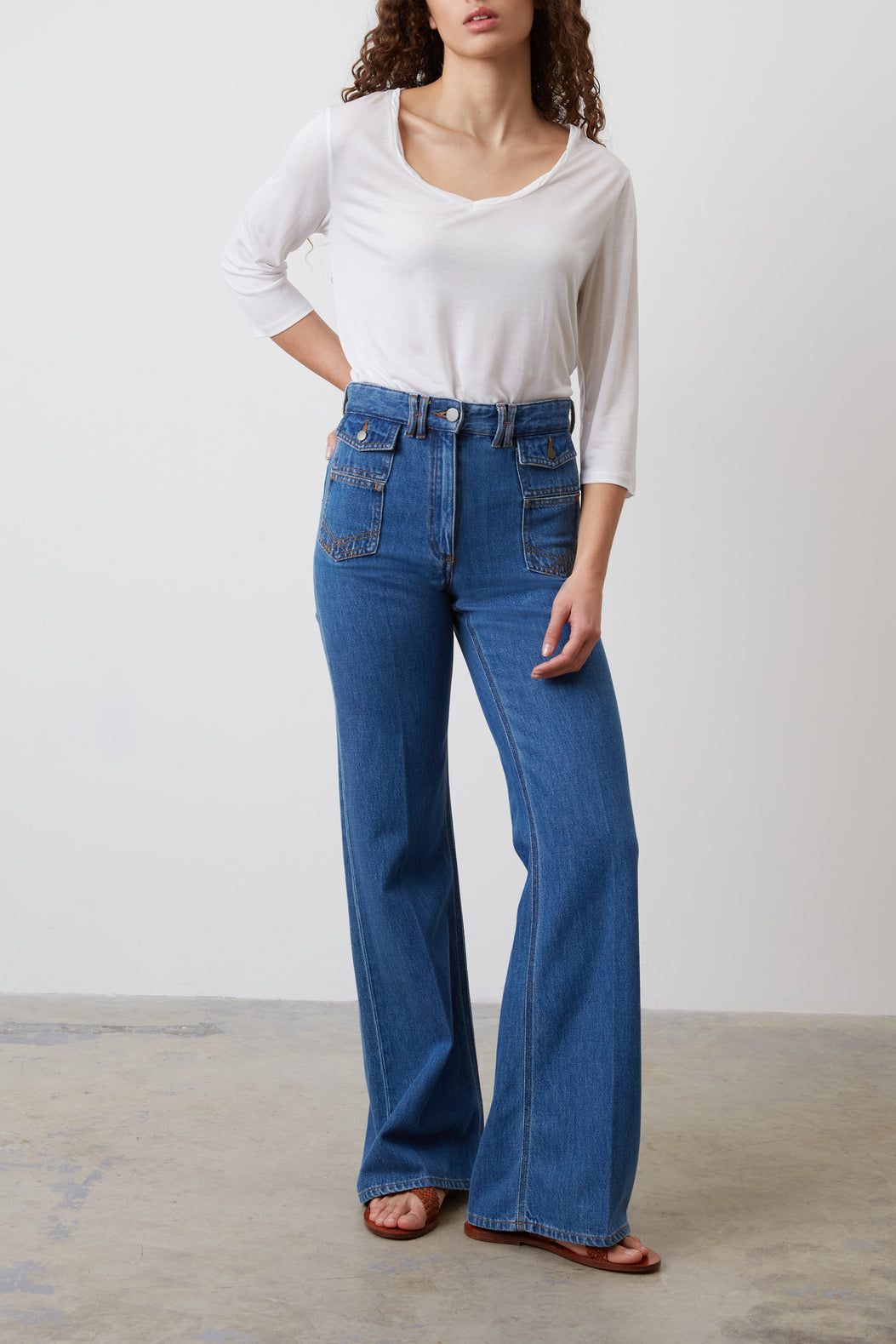 Jean flare taille haute - ANNA Faume - seconde main