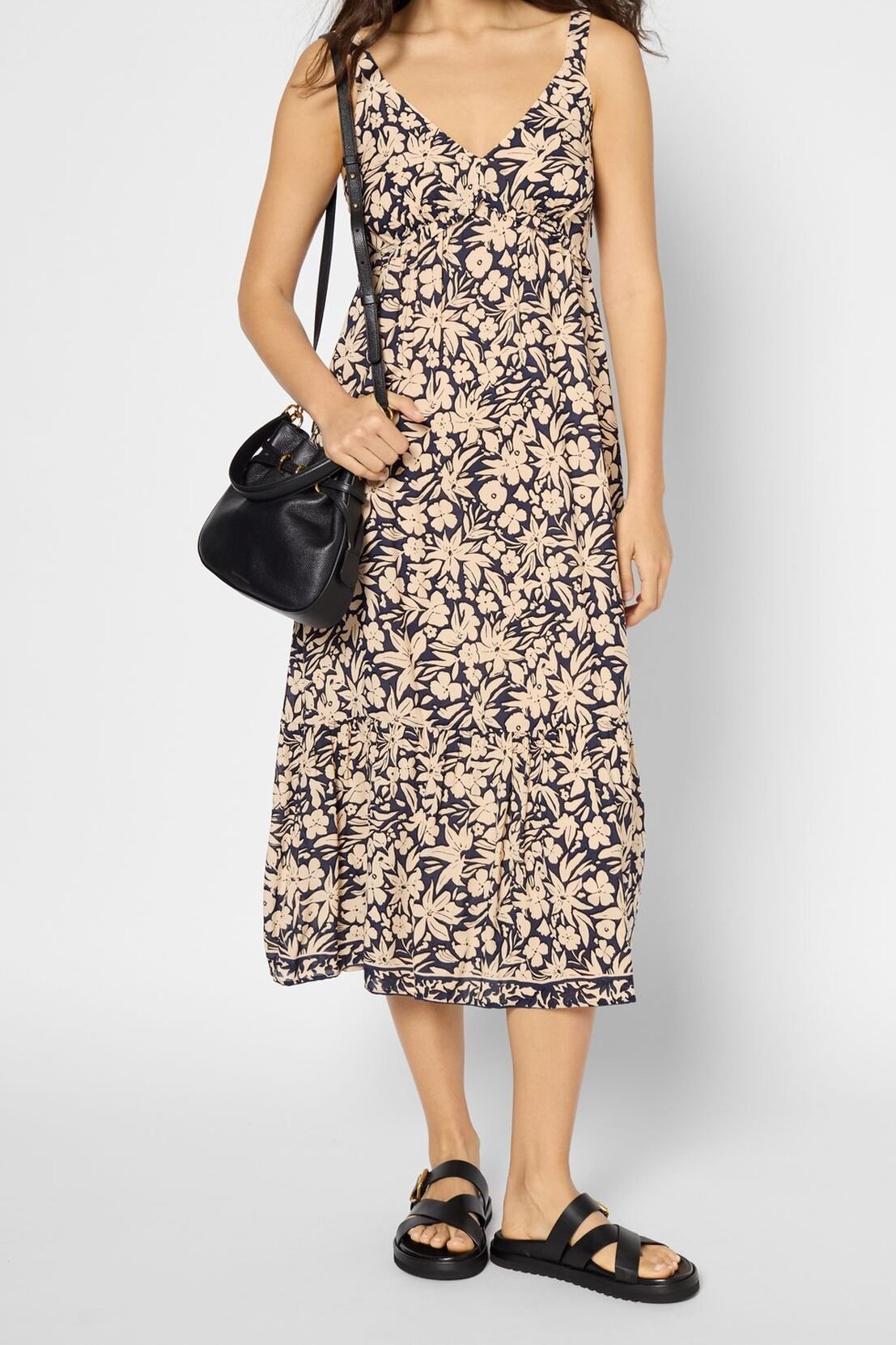 Robe cintrée à fleurs - PIOLINE Faume - seconde main