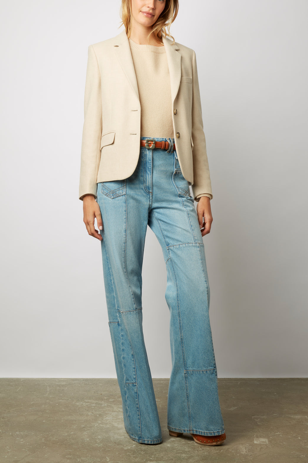 Veste de tailleur en laine mélangée - NADEGE Faume - seconde main