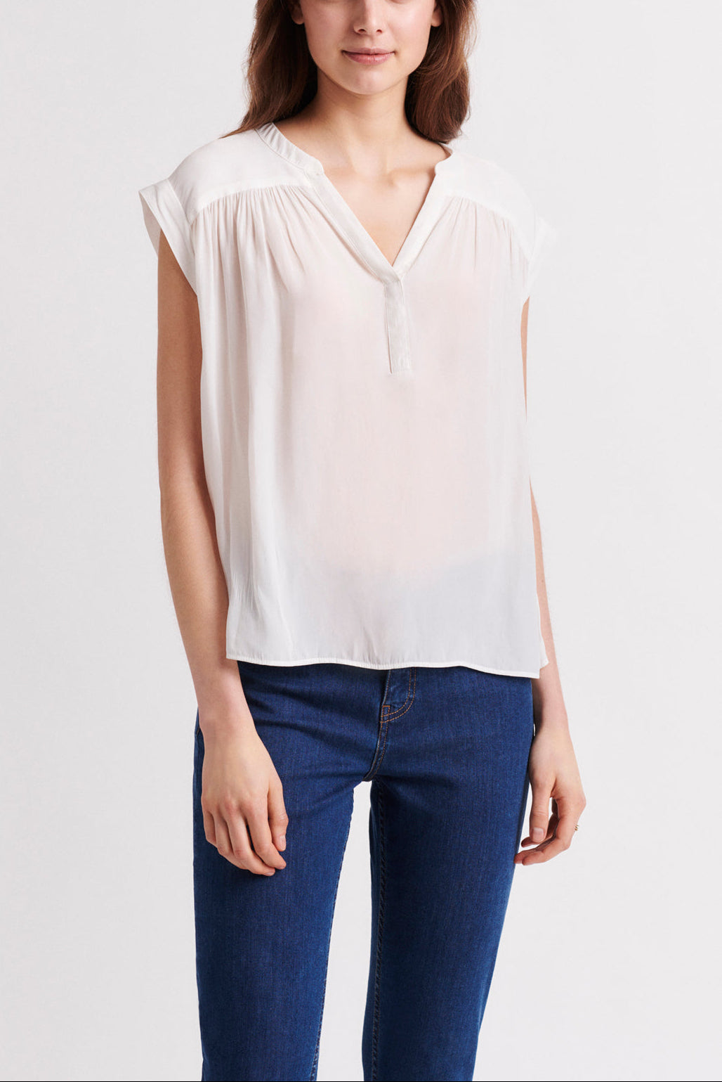 NORMA - Top soyeux sans manches Faume - seconde main