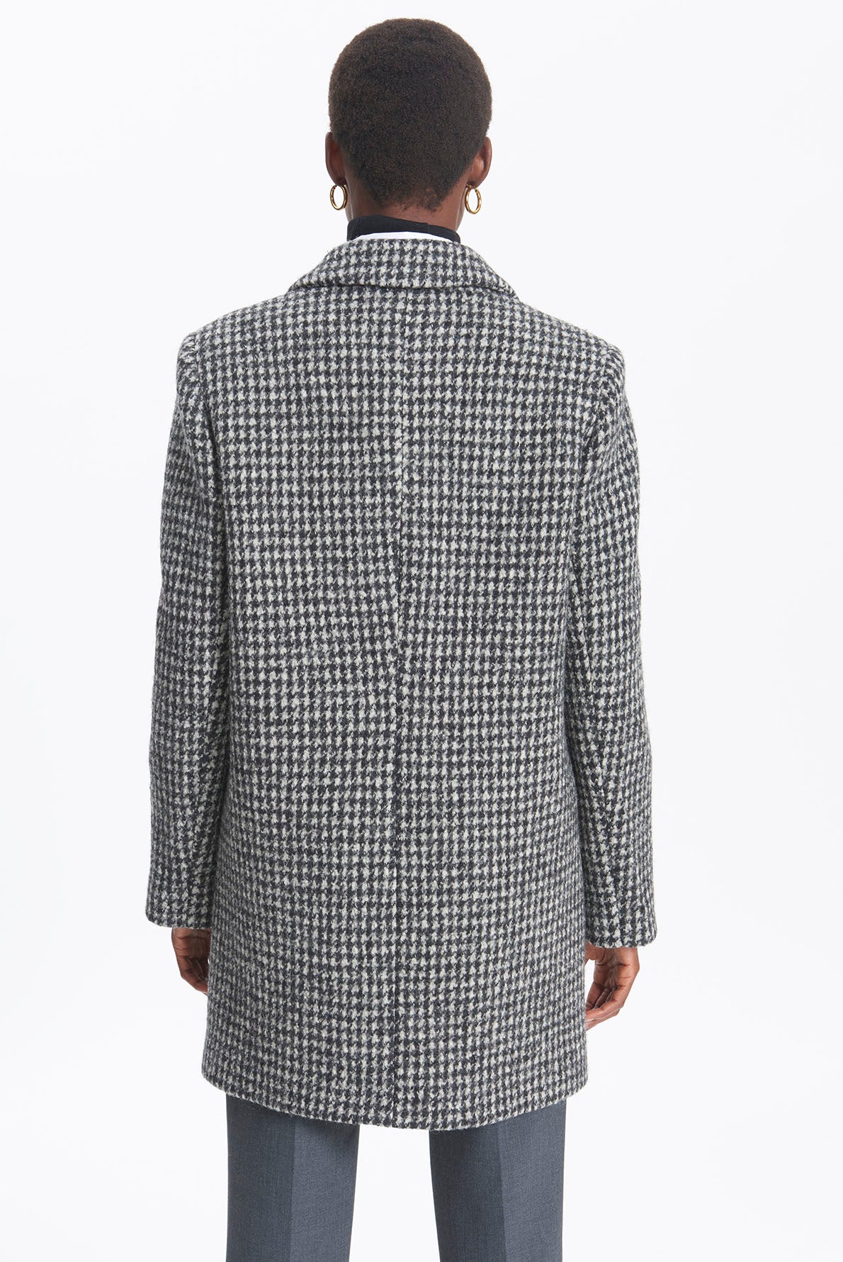 PANDI - Manteau court en laine vierge Faume - seconde main