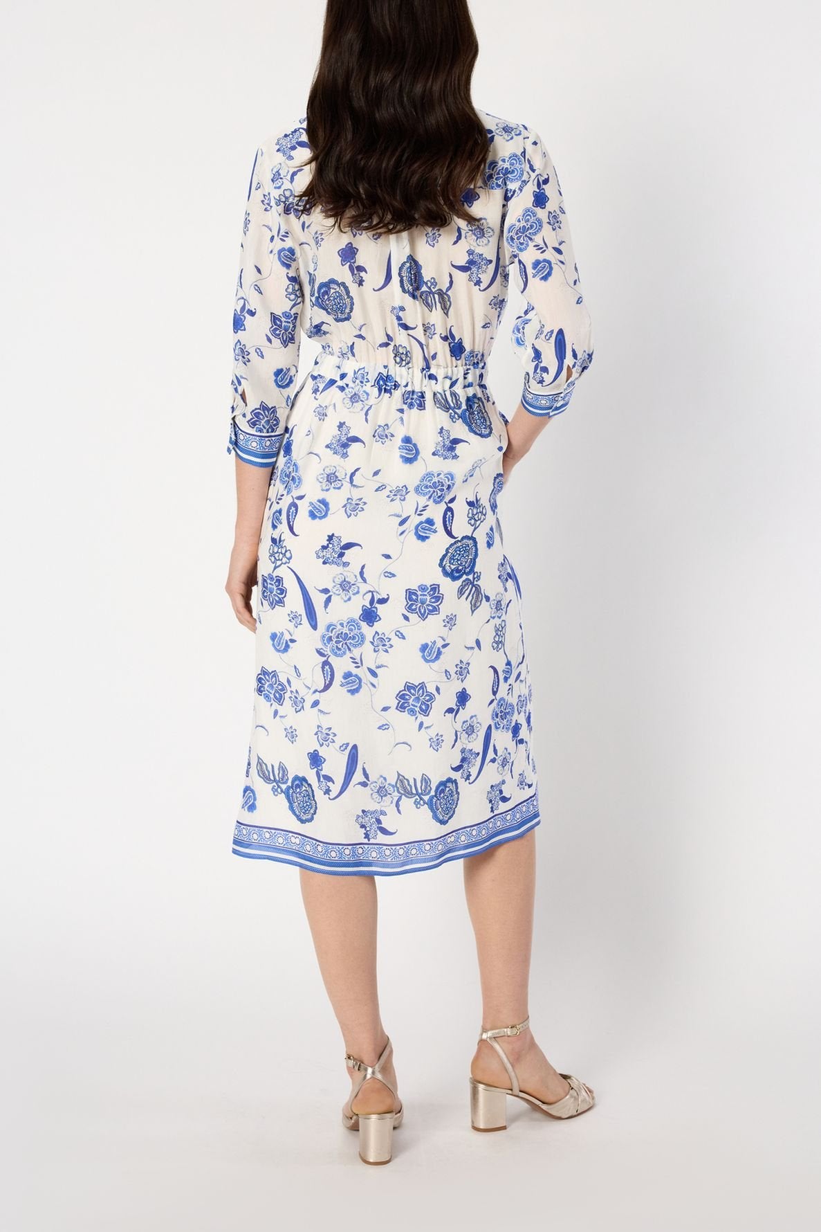 Robe chemise imprimée - POLETTE Faume - seconde main