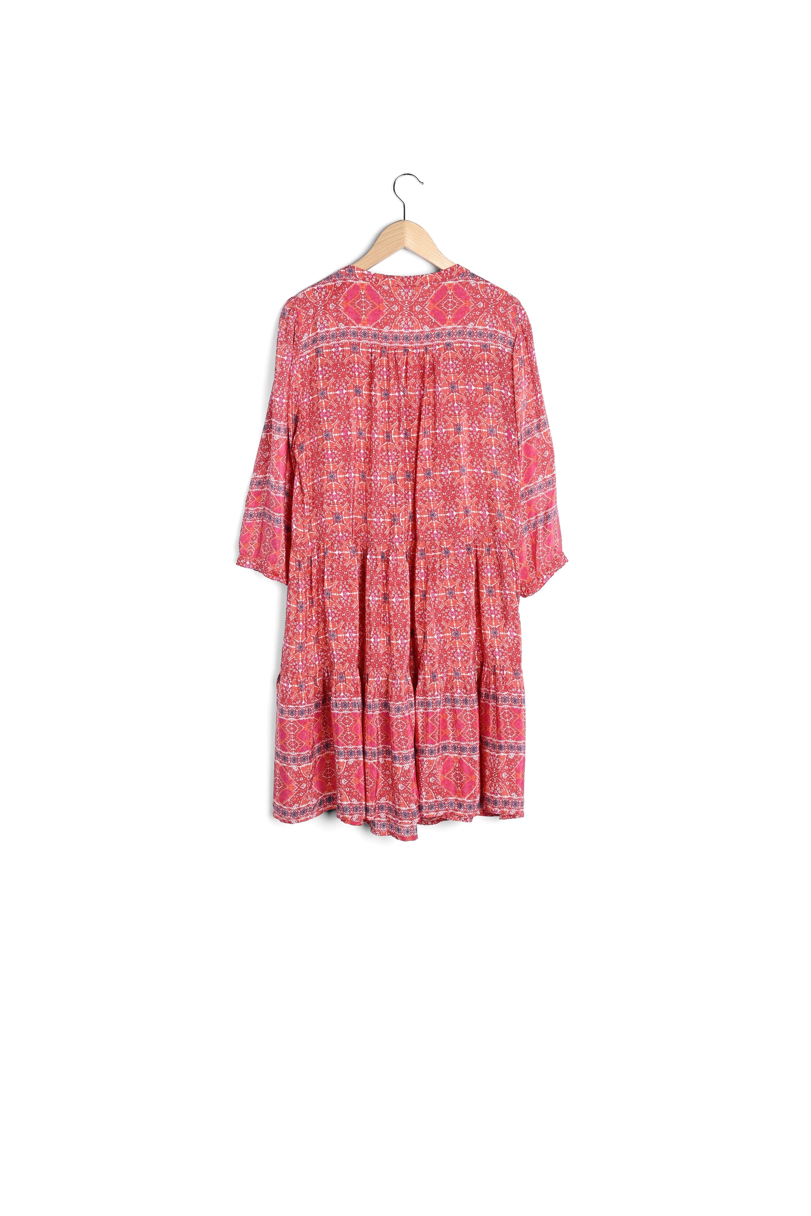 Robe courte à motif ethnique - JUDITH Faume - seconde main