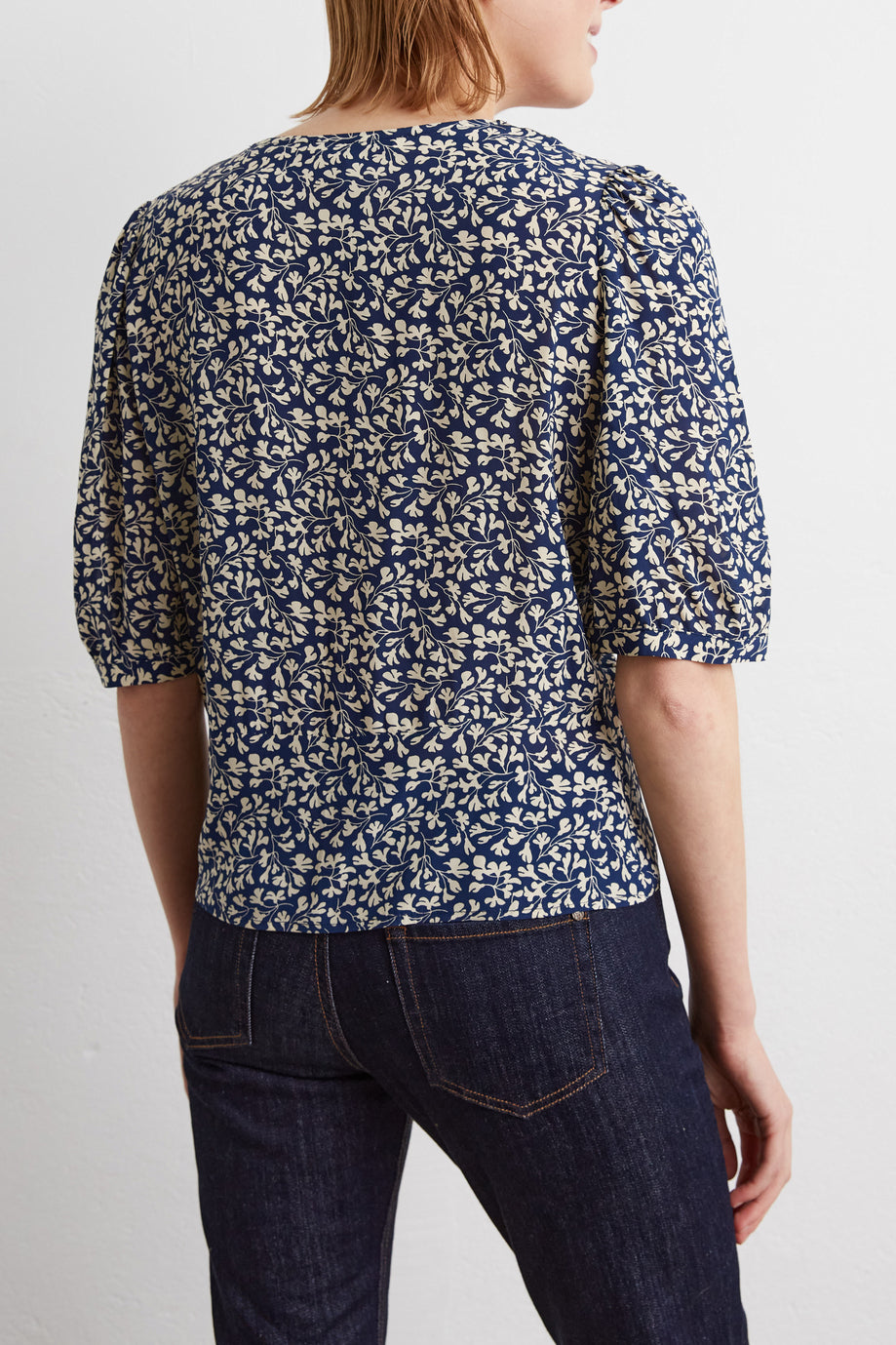 Chemisier à motif floral - CARA Faume - seconde main