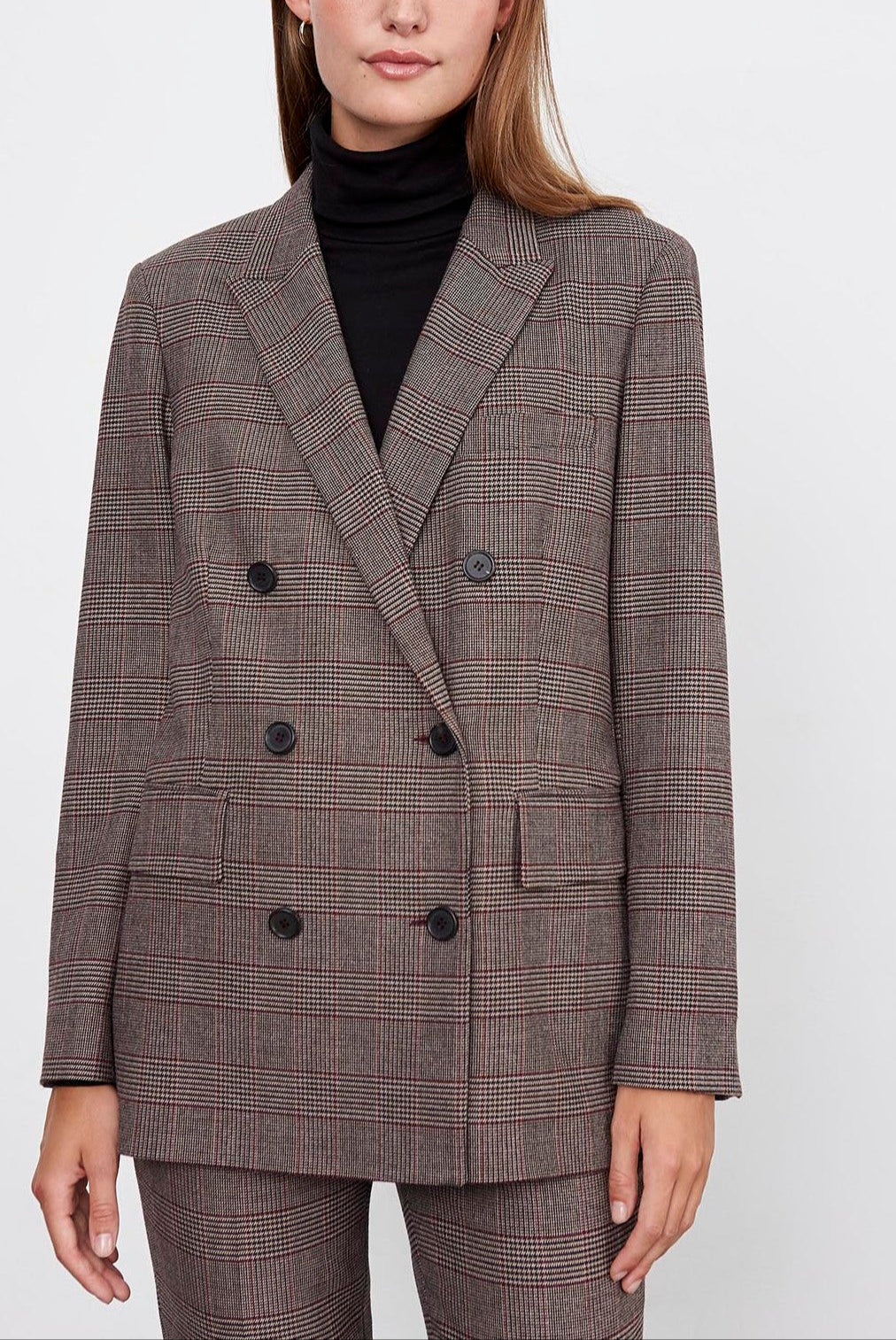 VANYLLE - Veste croisée à carreaux Faume - seconde main