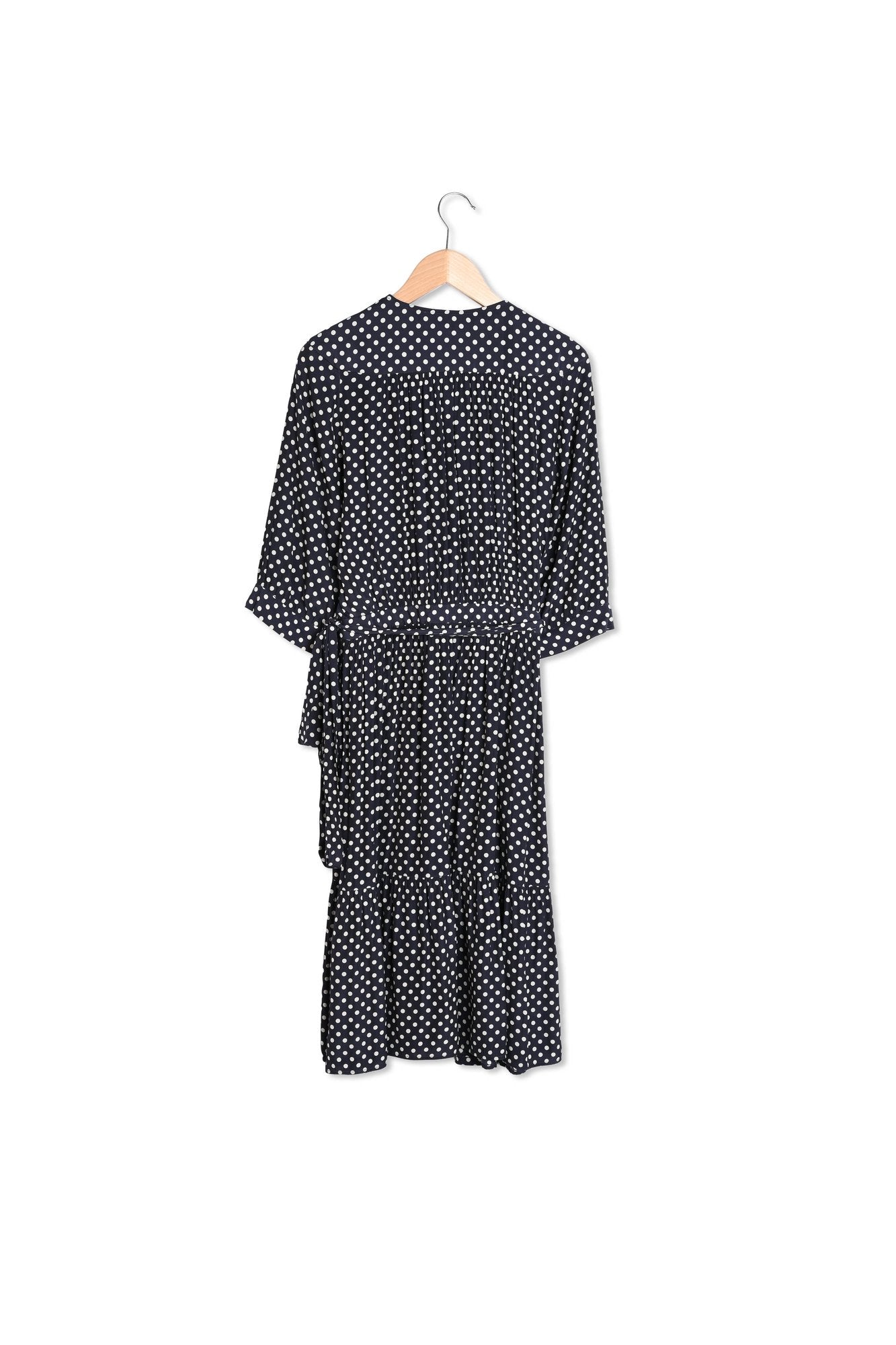 SASHA - Robe cache-c½ur à pois Faume - seconde main