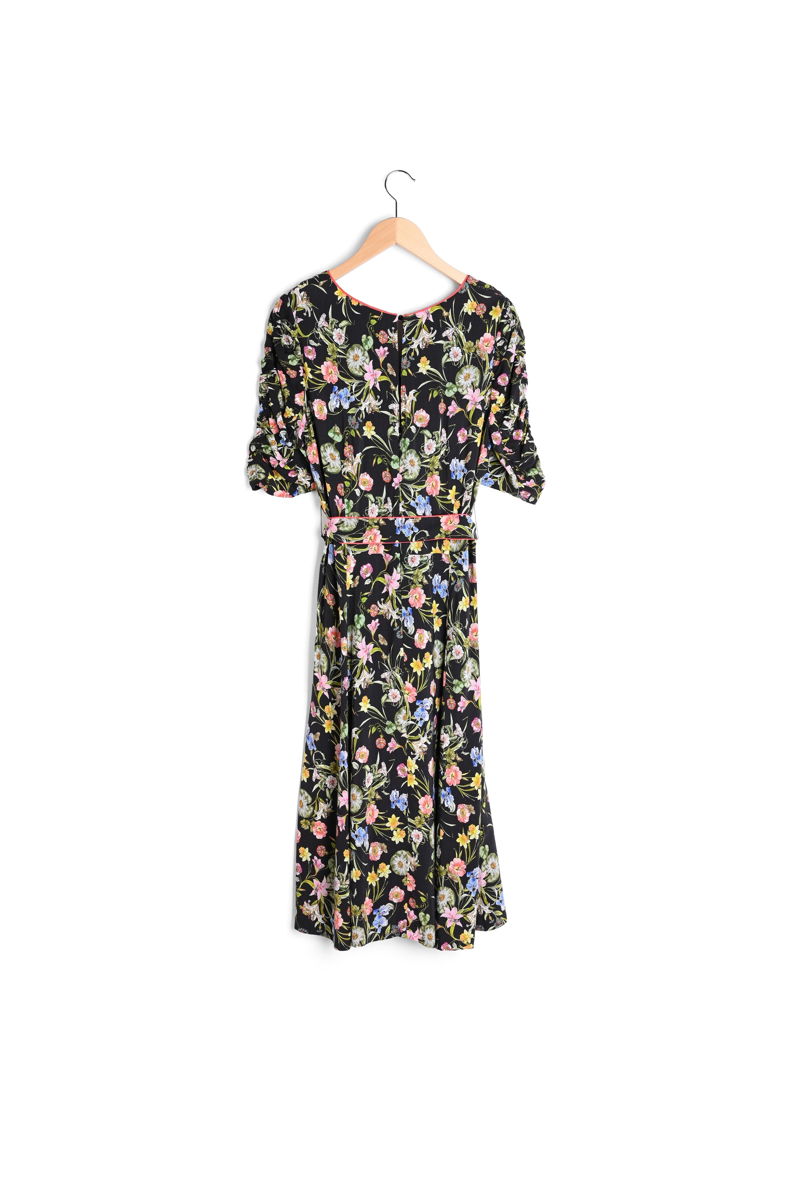 STACY - Robe droite sportswear en crêpe imprimée Faume - seconde main