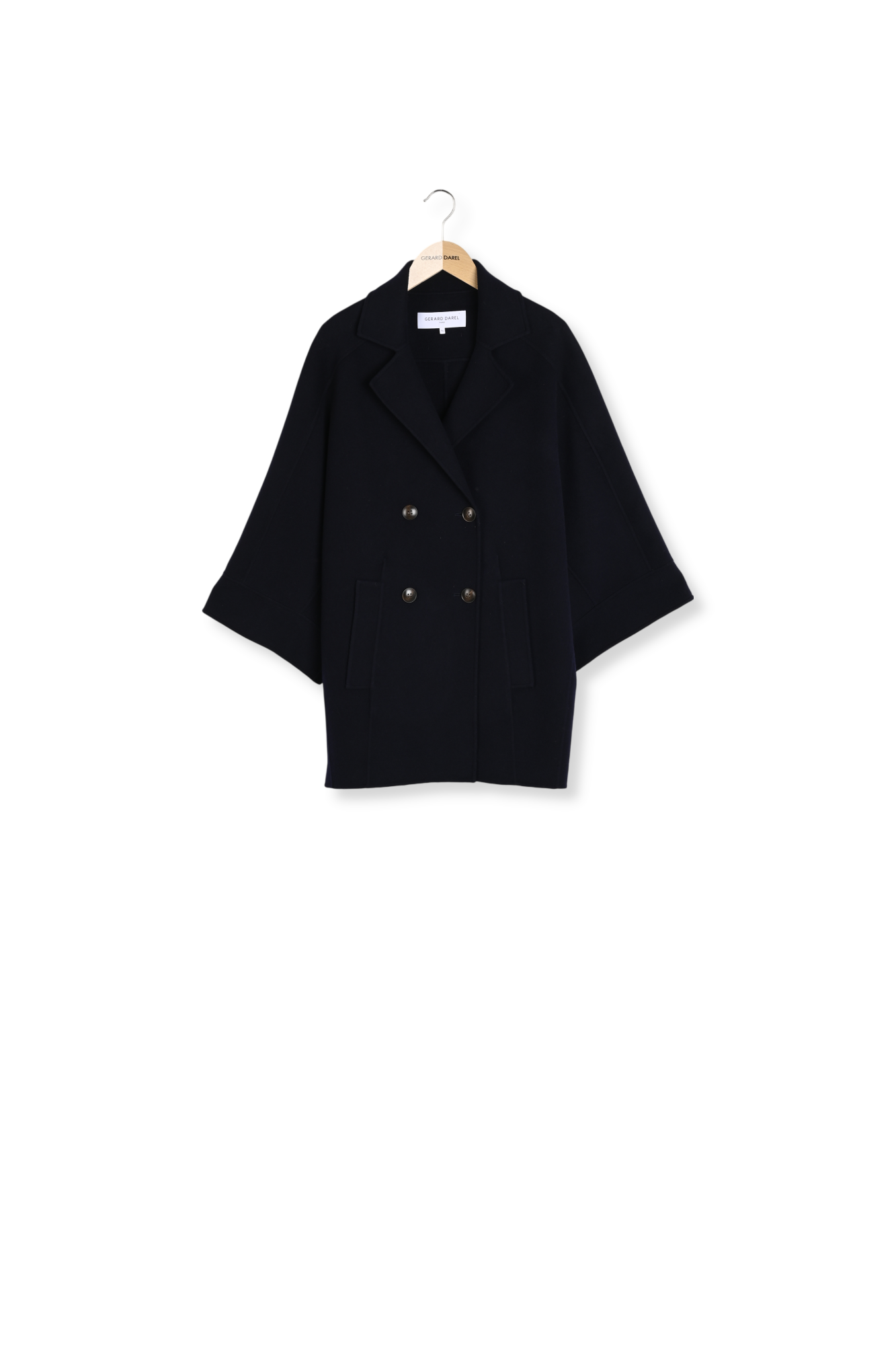 Caban oversize en drap de laine - SARAH Faume - seconde main