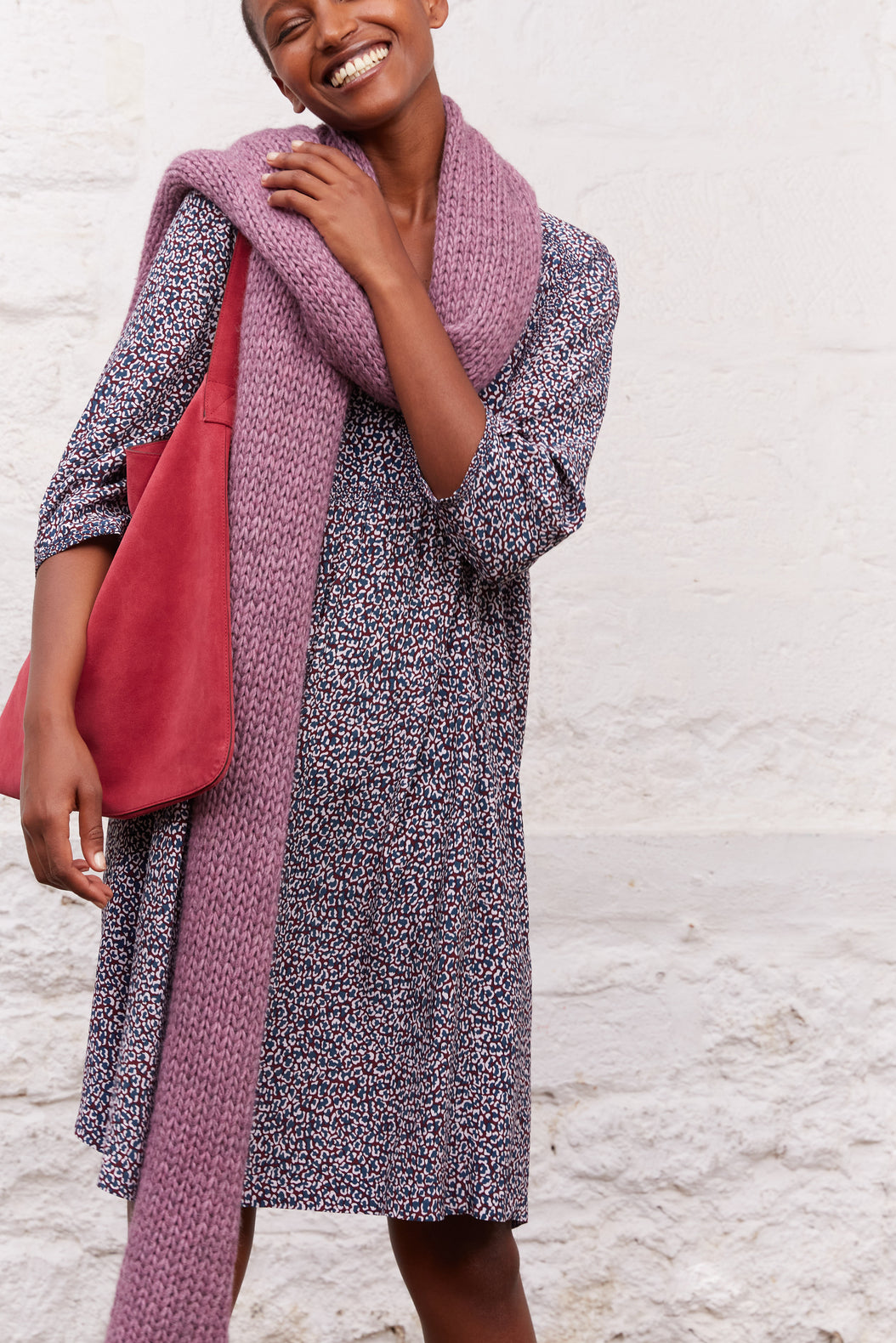 Robe à motif léopard fantaisie - JANET Faume - seconde main