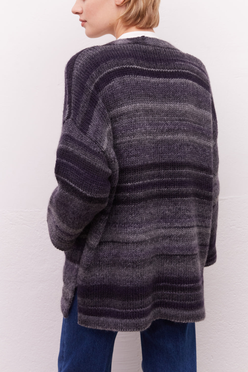 Gilet rayé oversize - LEE Faume - seconde main