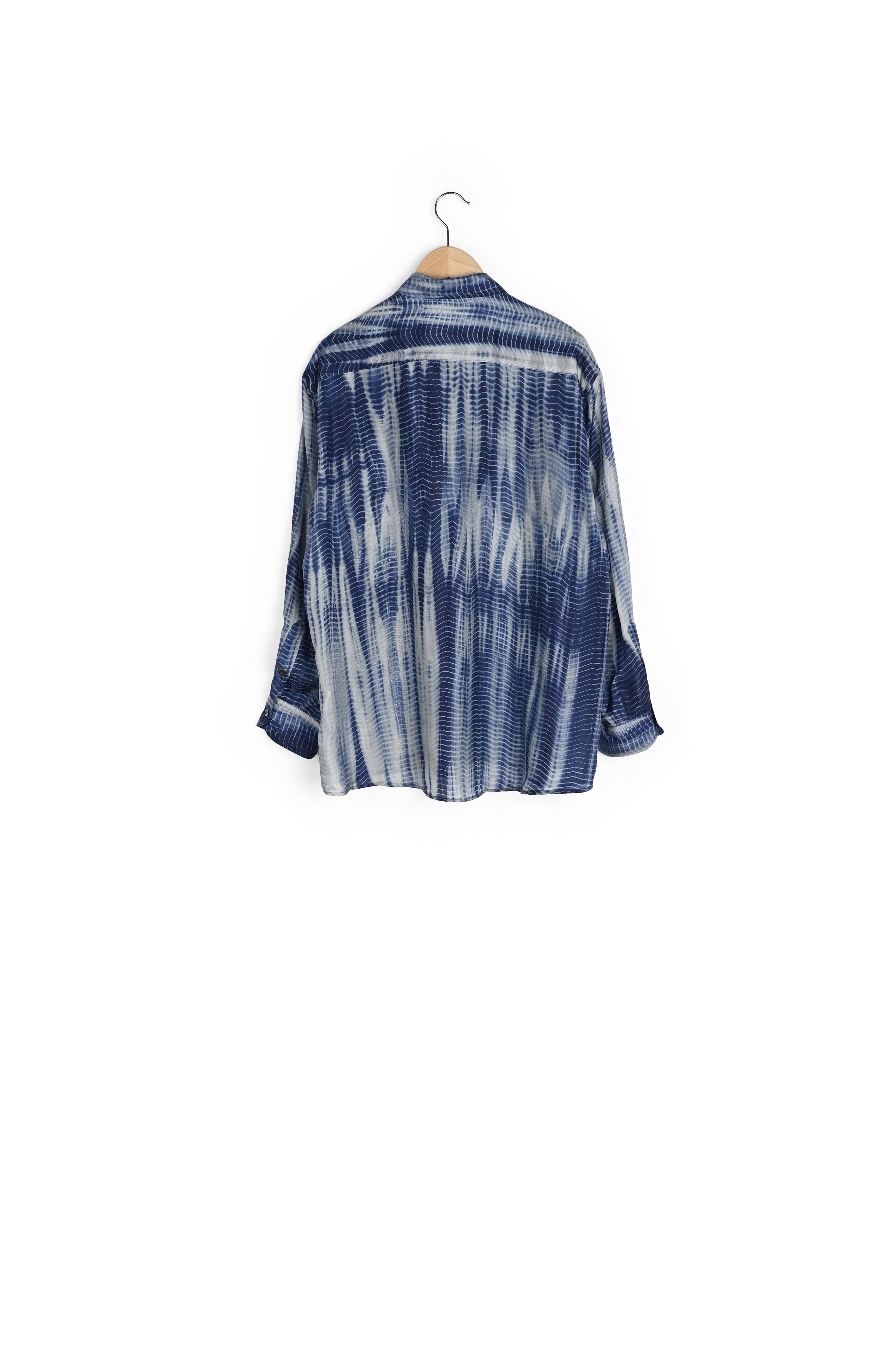NILIMA - Chemise en soie tie and dye Faume - seconde main