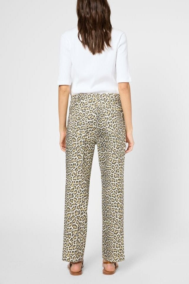 Jean droit léopard - LORIANE Faume - seconde main