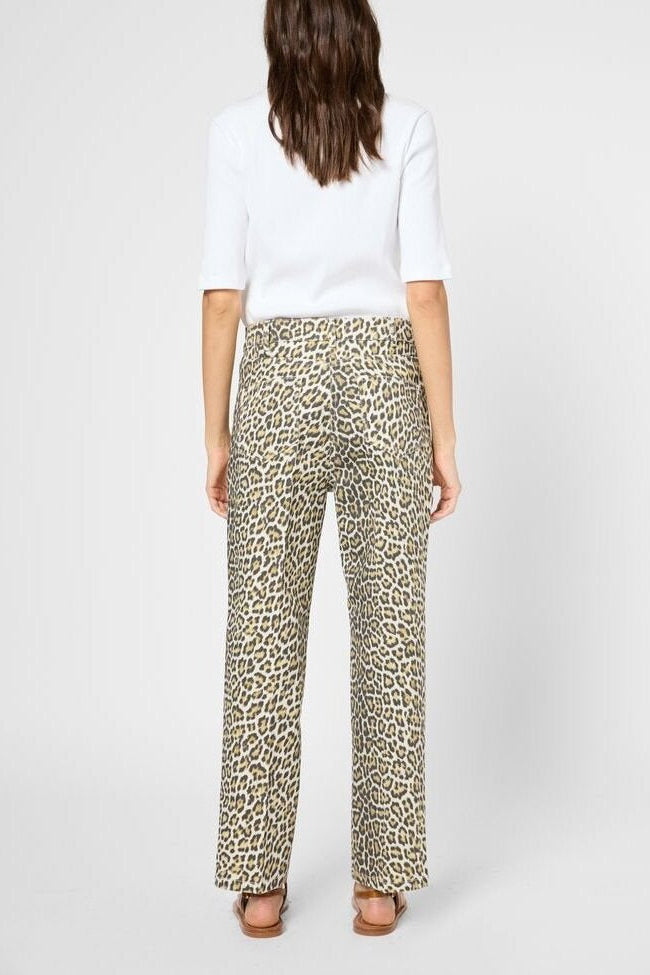 Jean droit léopard - LORIANE Faume - seconde main