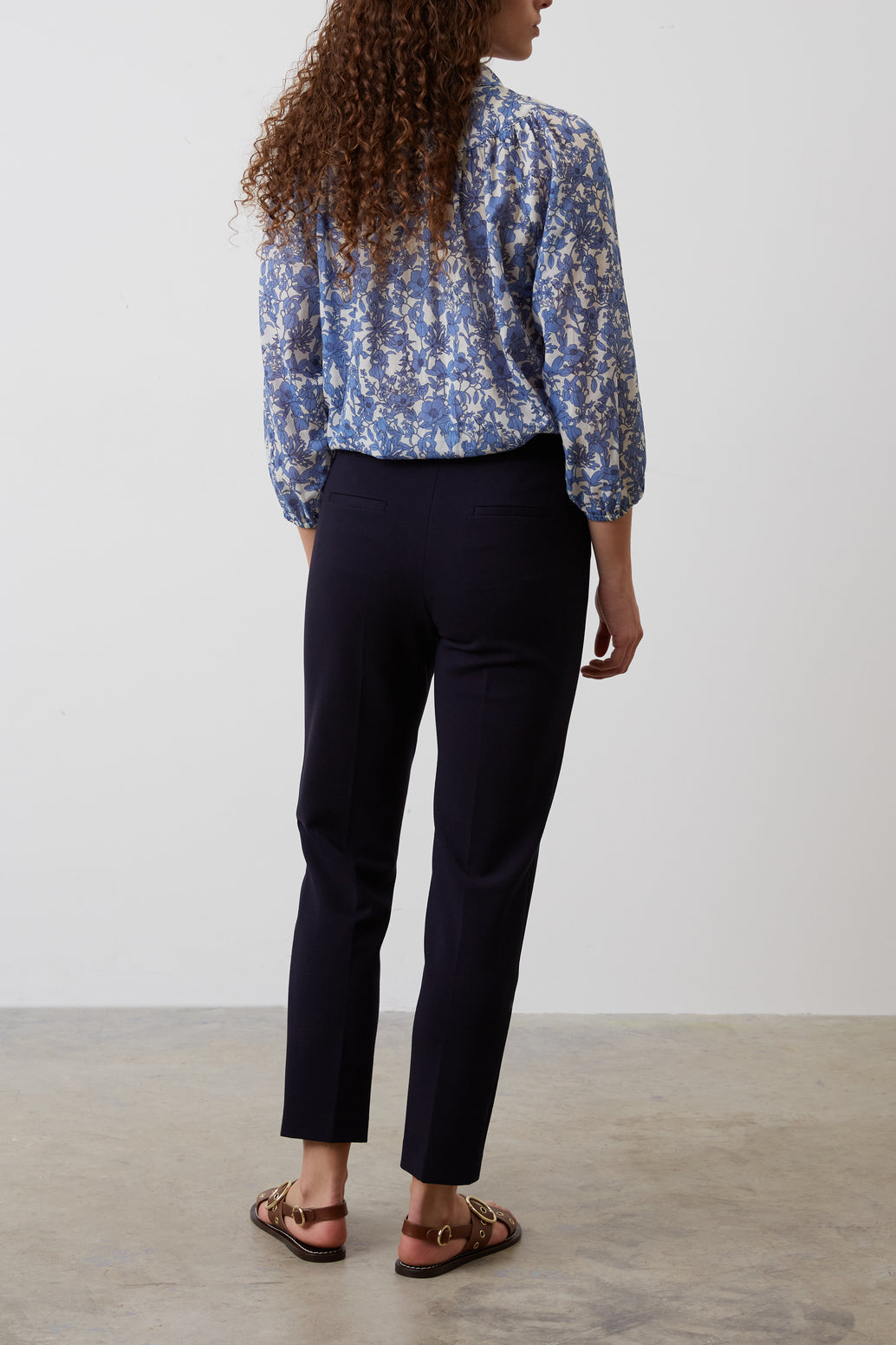 Pantalon droit en jersey - ELION Faume - seconde main