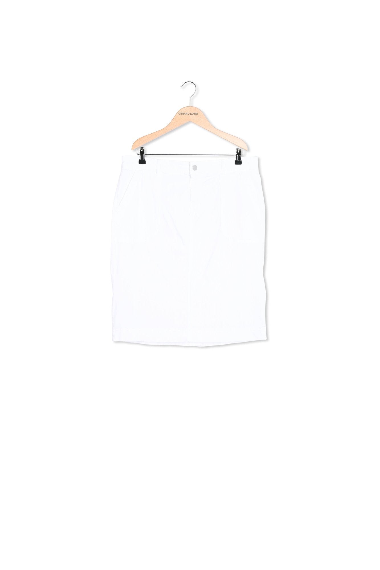 Jupe droite en coton stretch - BERENGERE Faume - seconde main