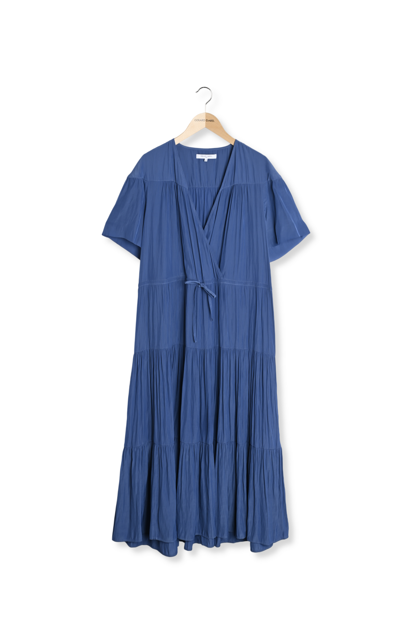 SYLIA - Robe longue portefeuille Faume - seconde main