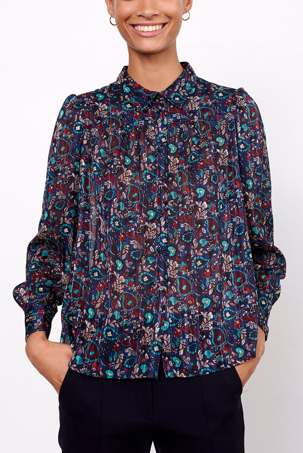 MAXINE - Chemise ample imprimé cachemire Faume - seconde main