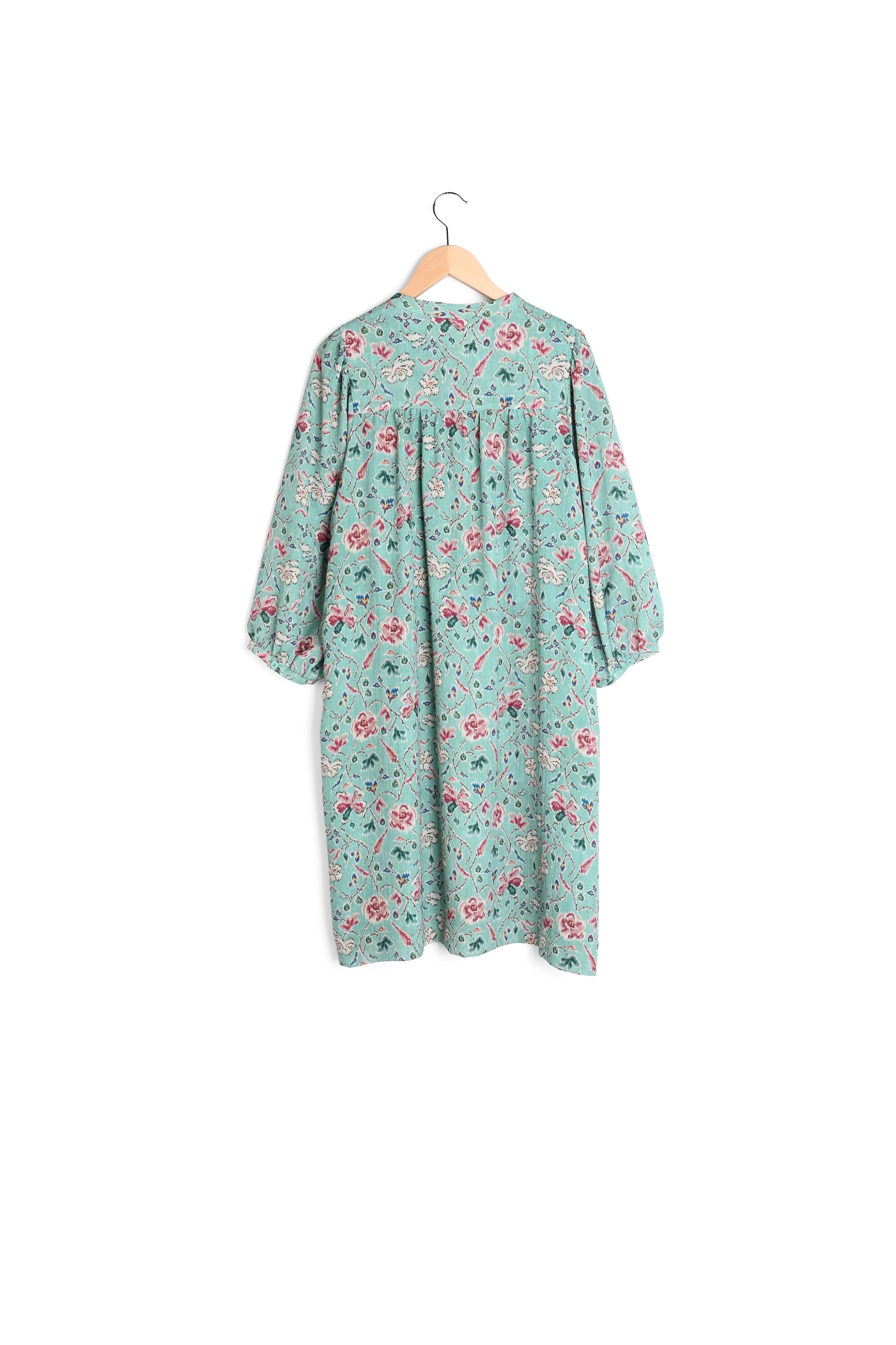 Robe à plastron smocké - JIA Faume - seconde main