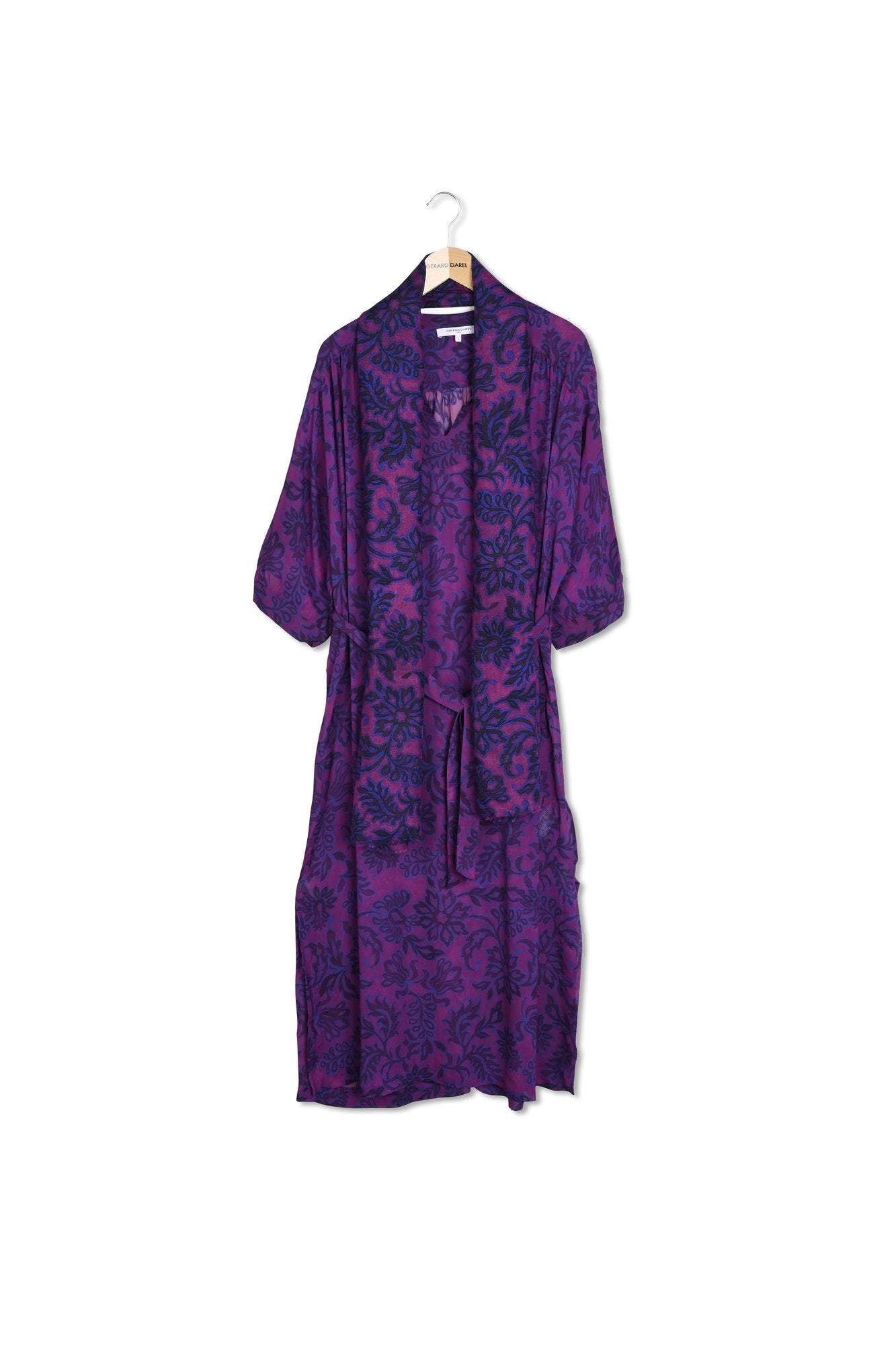 Robe vaporeuse à fleurs - JEANIN Faume - seconde main