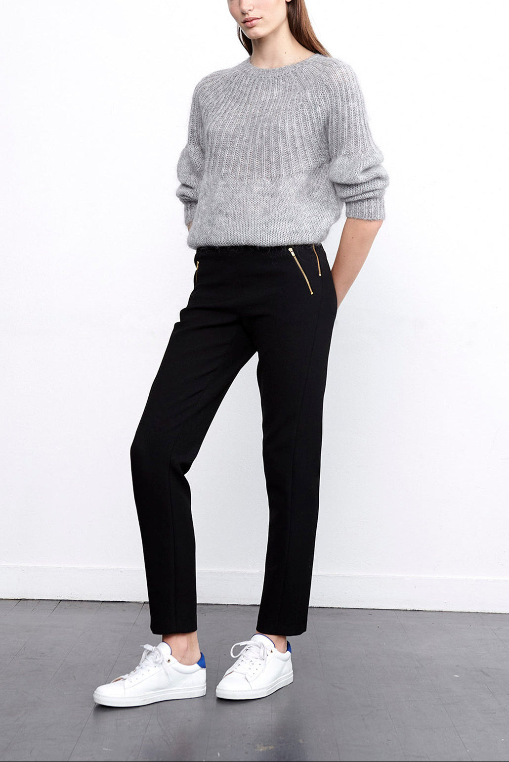 LOREN - Pantalon cigarette Faume - seconde main