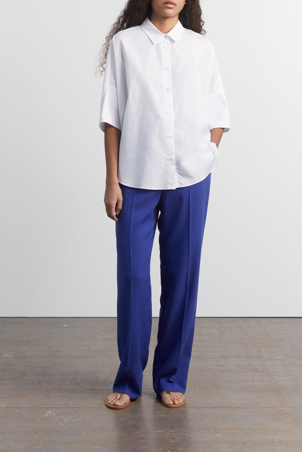 Chemise en coton oversize - NARA Faume - seconde main