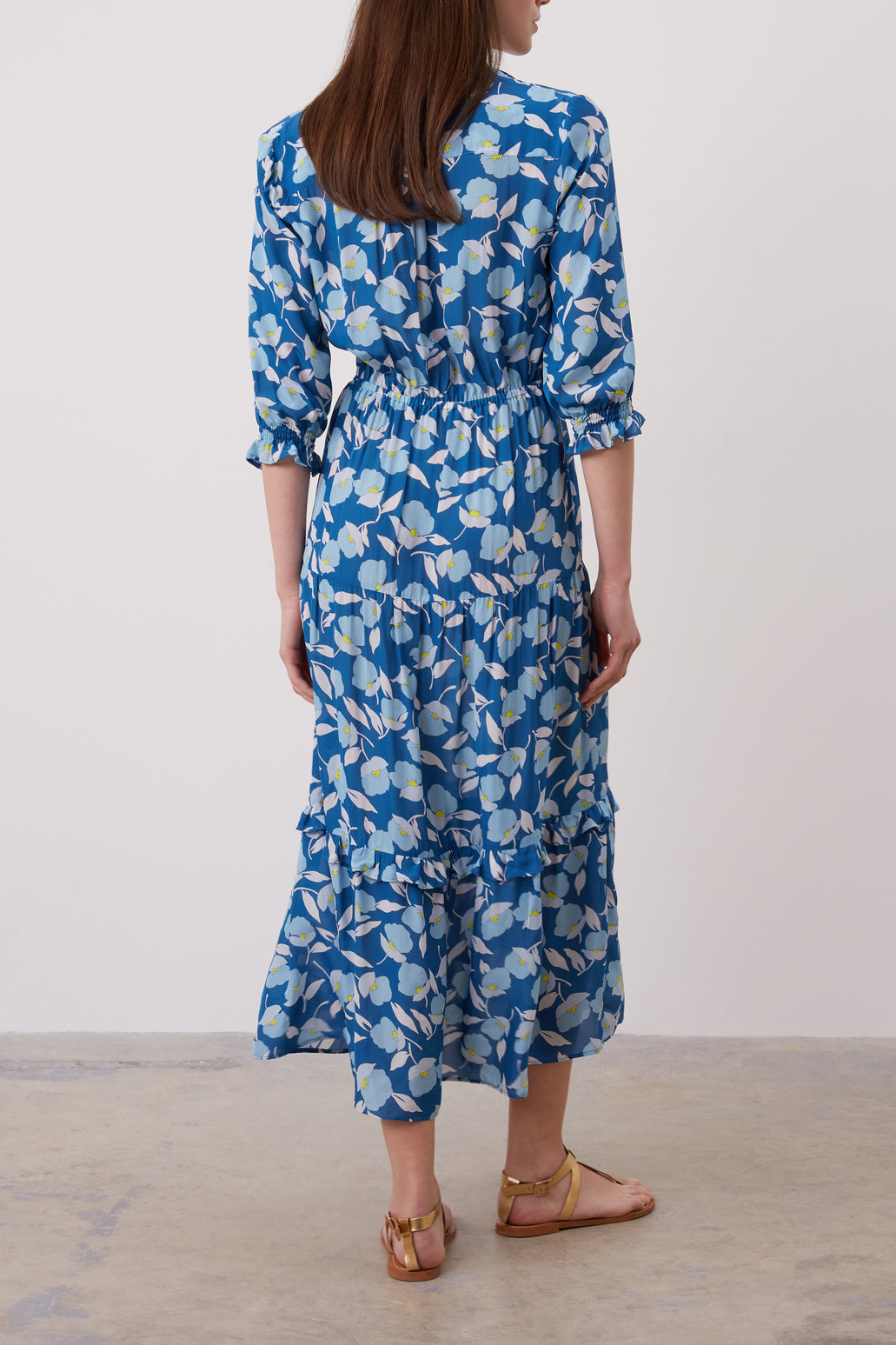 Robe longue Pivoines - ANNEA Faume - seconde main