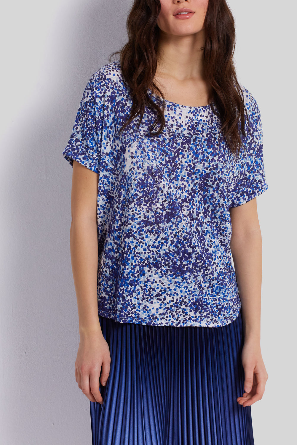 Tee-shirt loose à motif - ANGELE Faume - seconde main