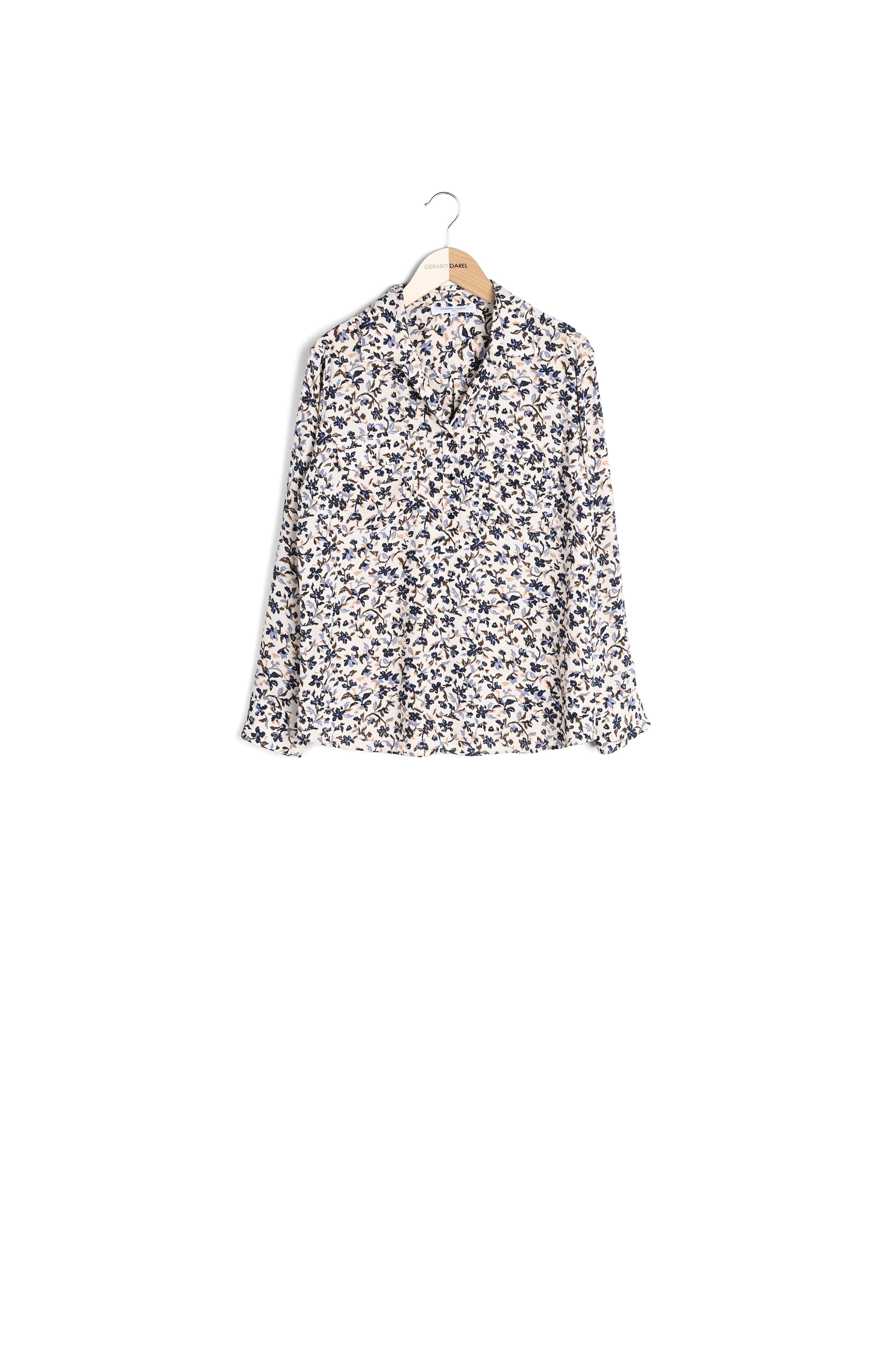 Alessia - Chemise fluide à imprimé floral Faume - seconde main