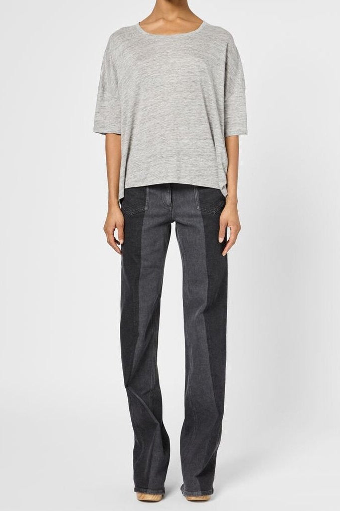 T-shirt oversize en lin - GIORGIA Faume - seconde main