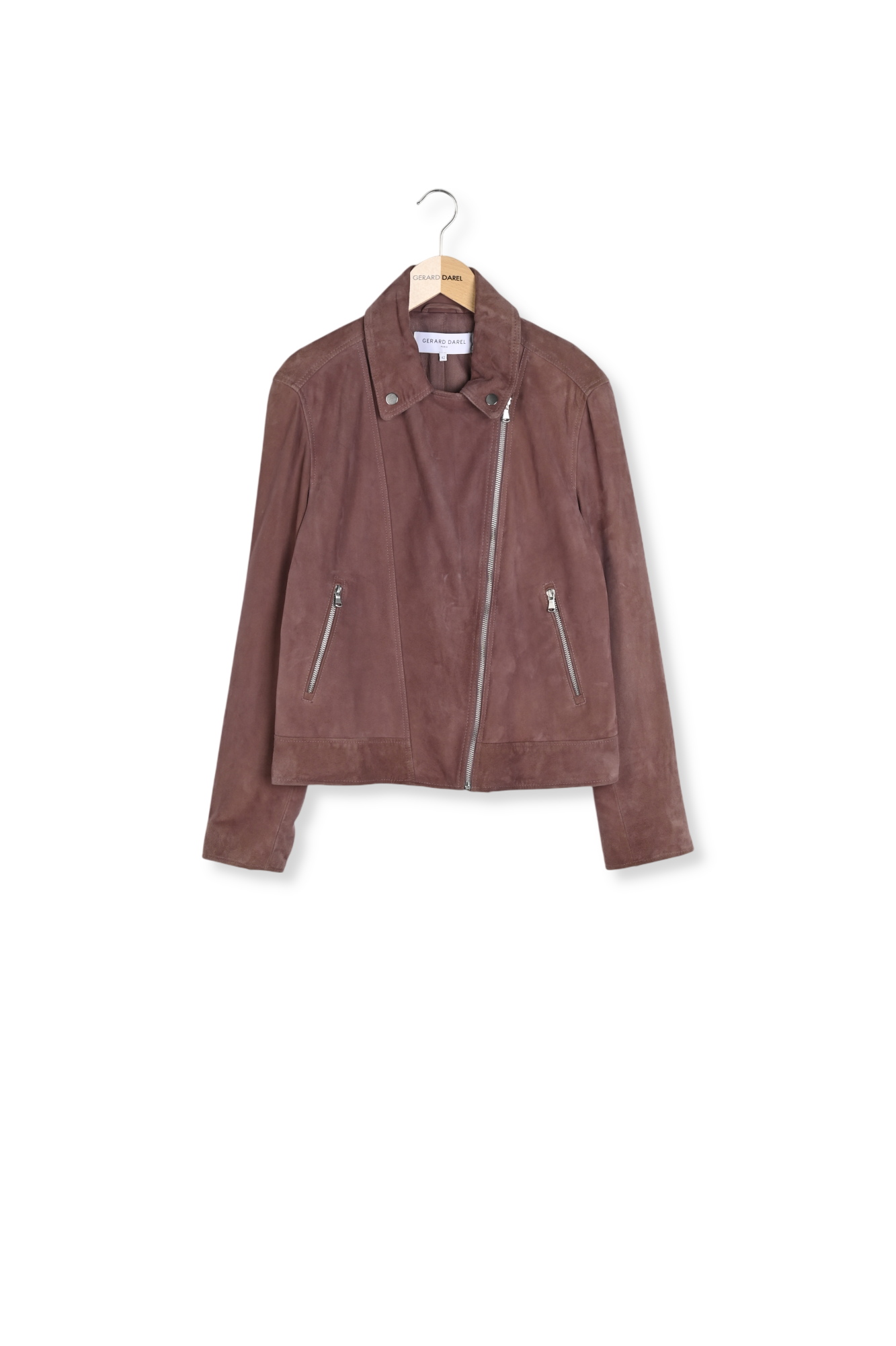 Veste en cuir velours - JOCELINE Faume - seconde main