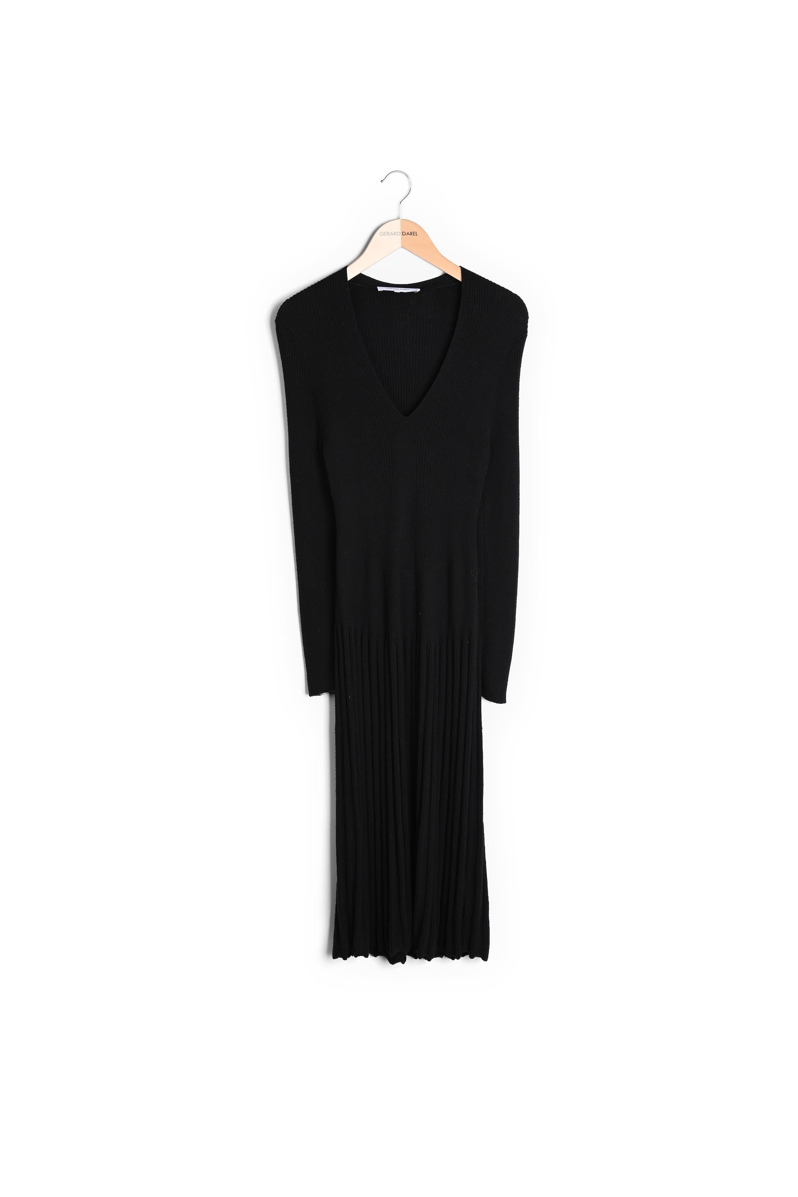 Robe midi en maille à côtes - JAYWENN Faume - seconde main