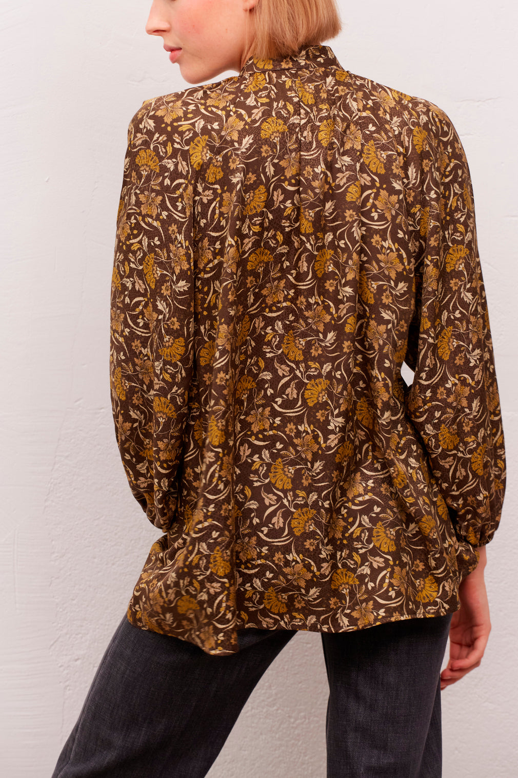 Blouse imprimée oversize - CLOANE Faume - seconde main