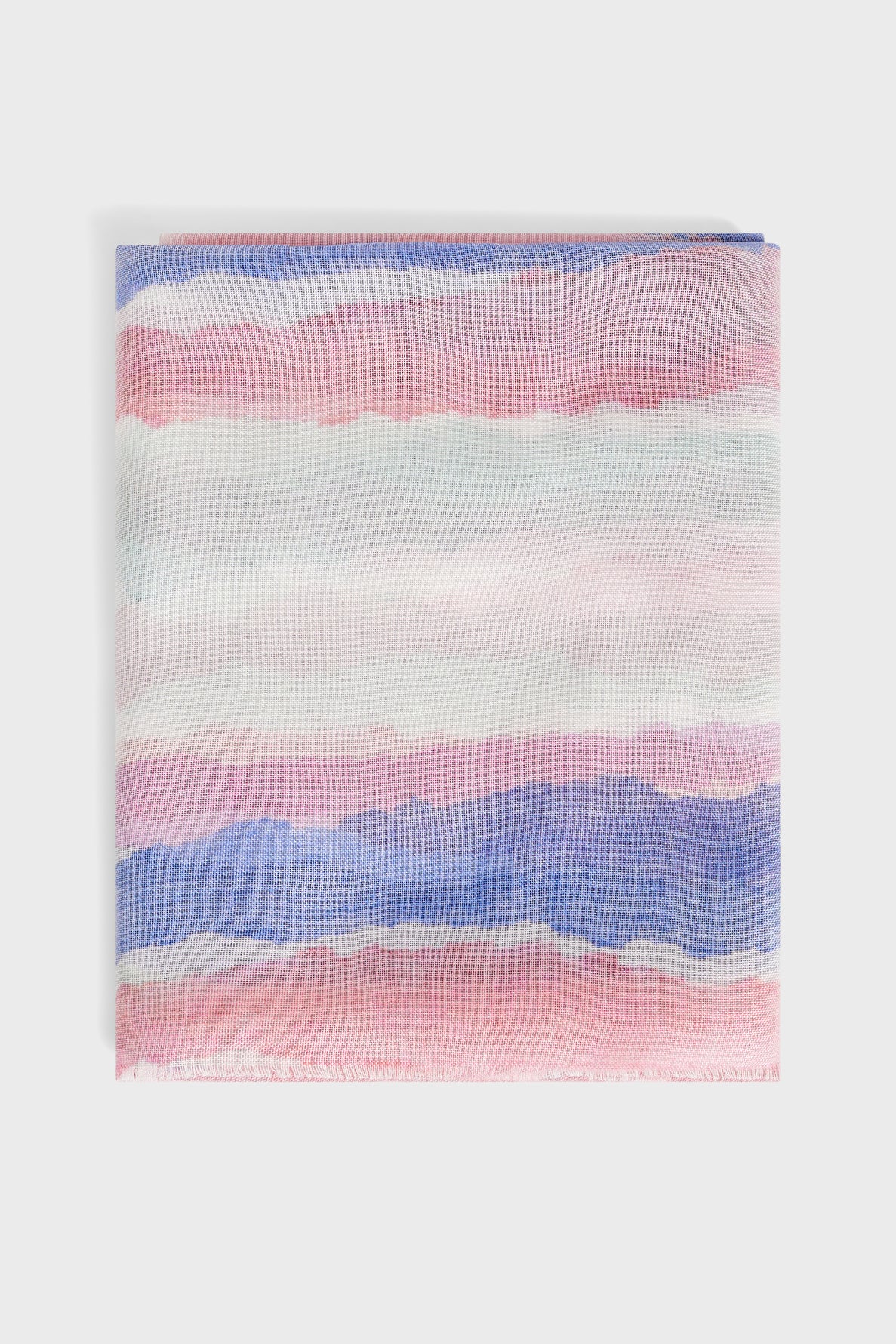 Foulard à rayures multicolores - GWENAEL Faume - seconde main