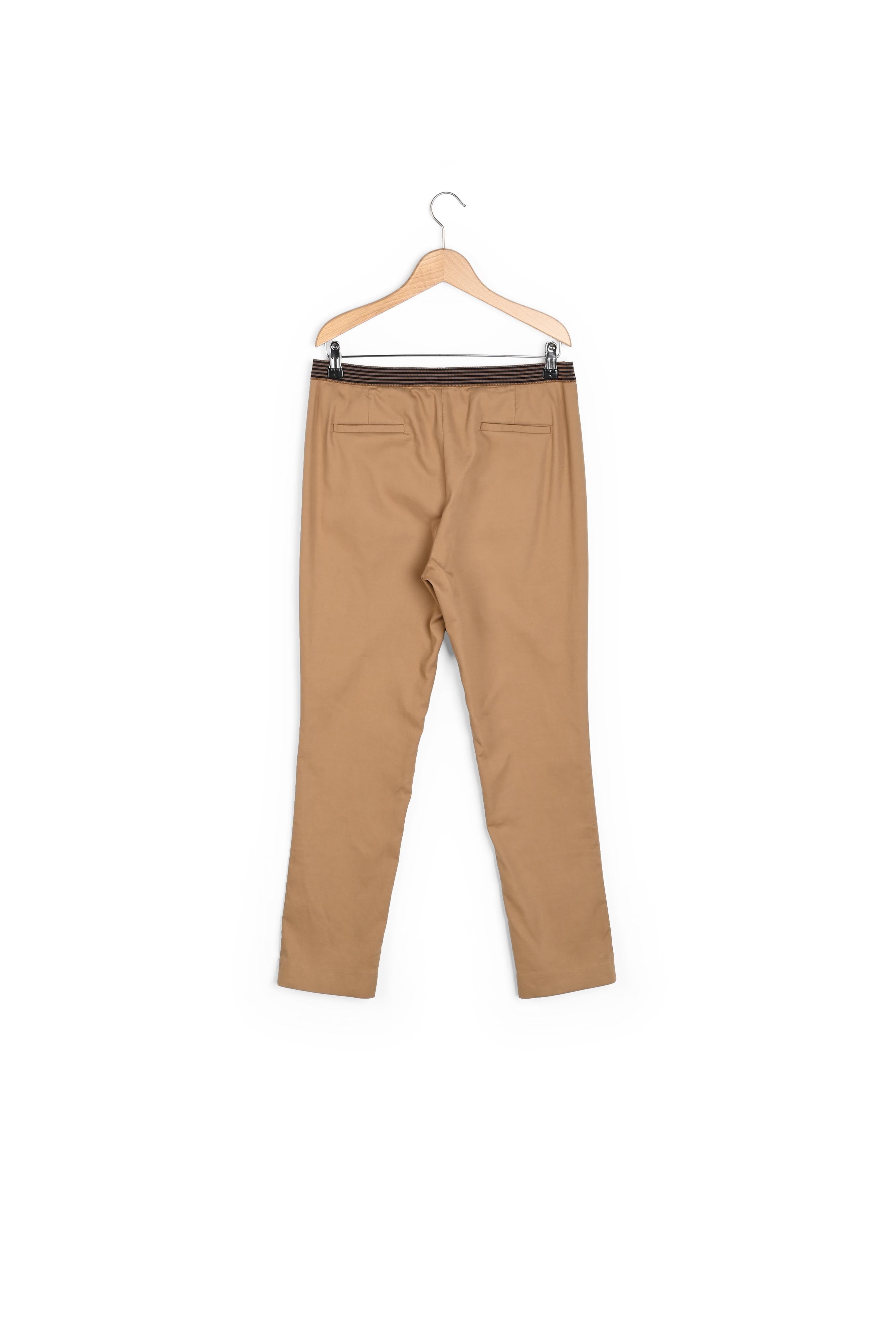 MANDY - Pantalon de tailleur 7/8 en coton Stretch Faume - seconde main