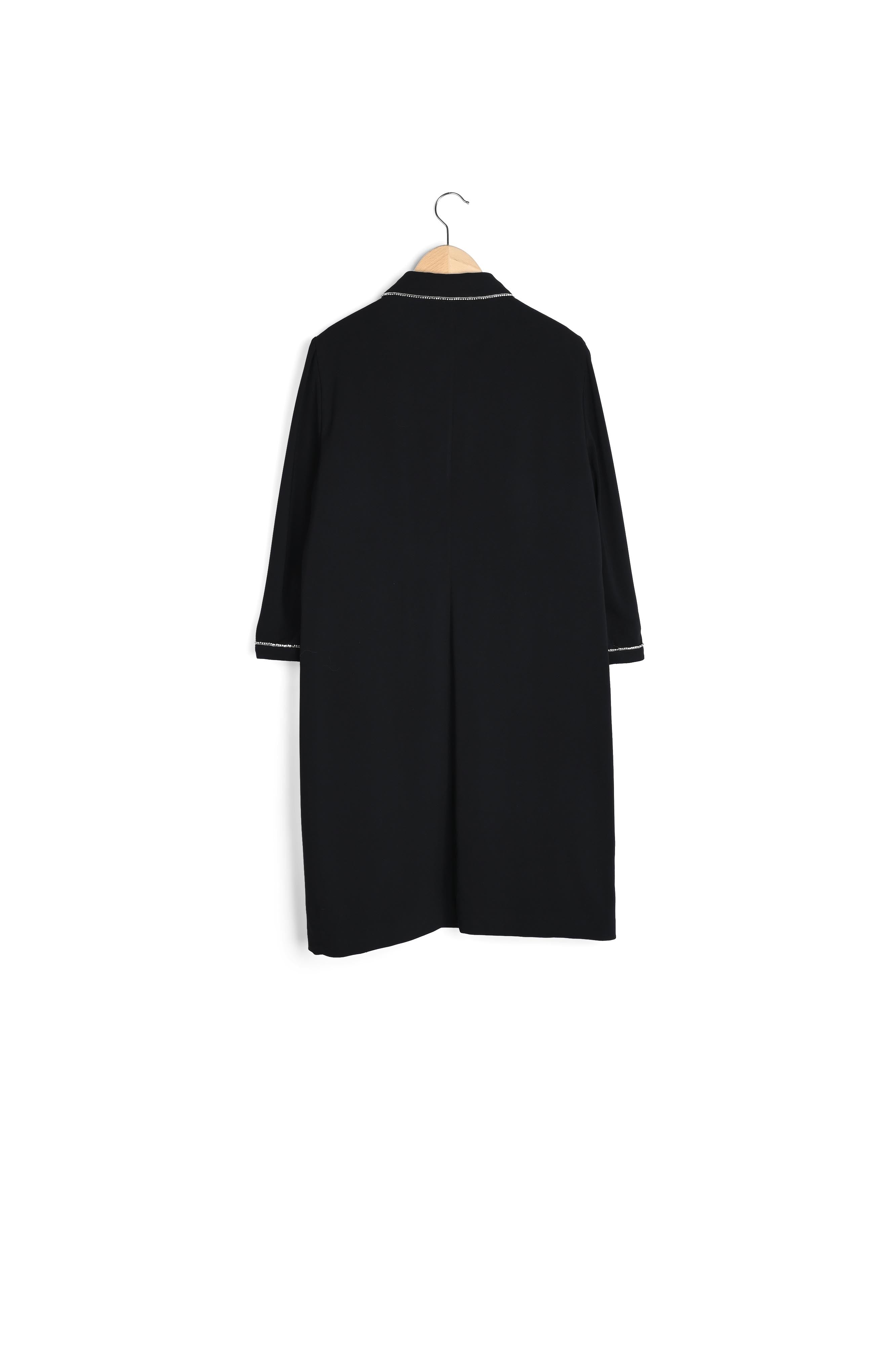 DENYS - Robe-chemise en crêpe Faume - seconde main