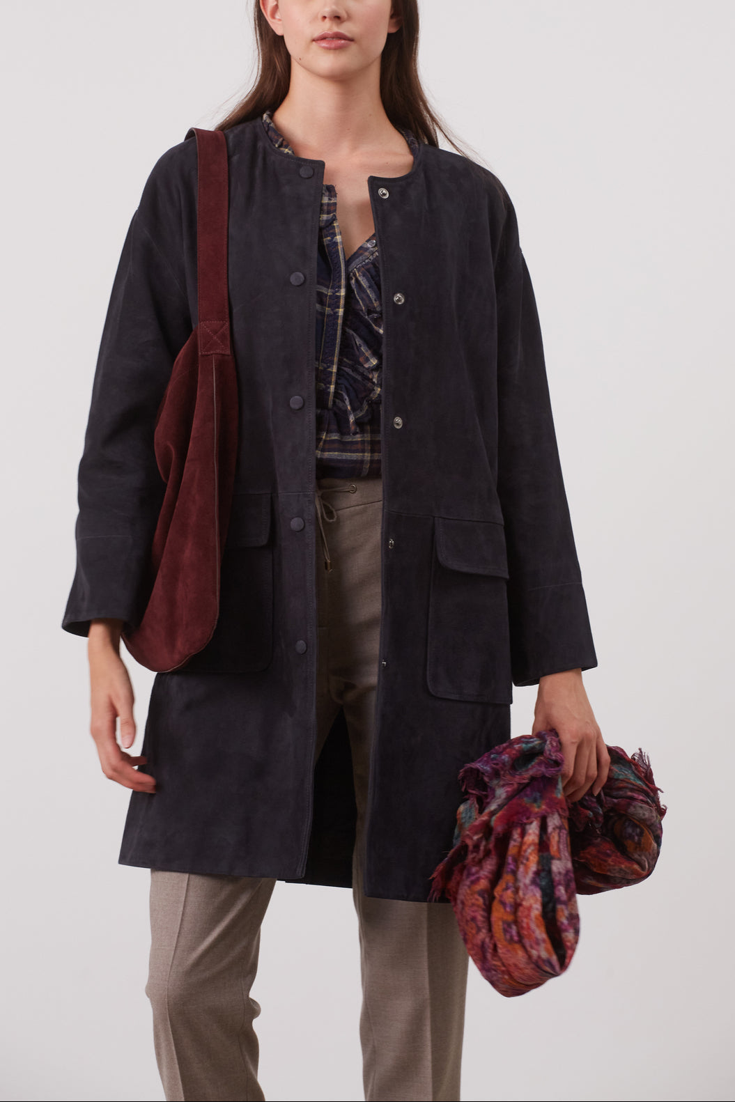 Manteau en daim - MIRIAME Faume - seconde main