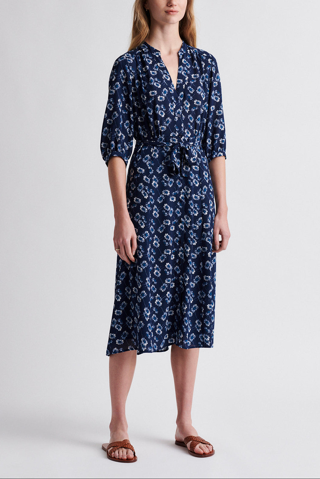 SETTIMA - robe chemise longueur midi Faume - seconde main