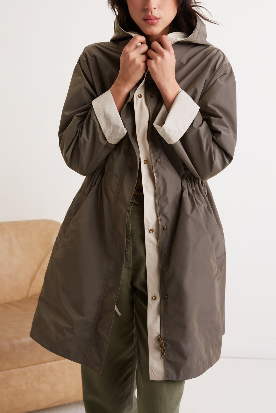 Parka réversible en nylon technique - SHADYA Faume - seconde main