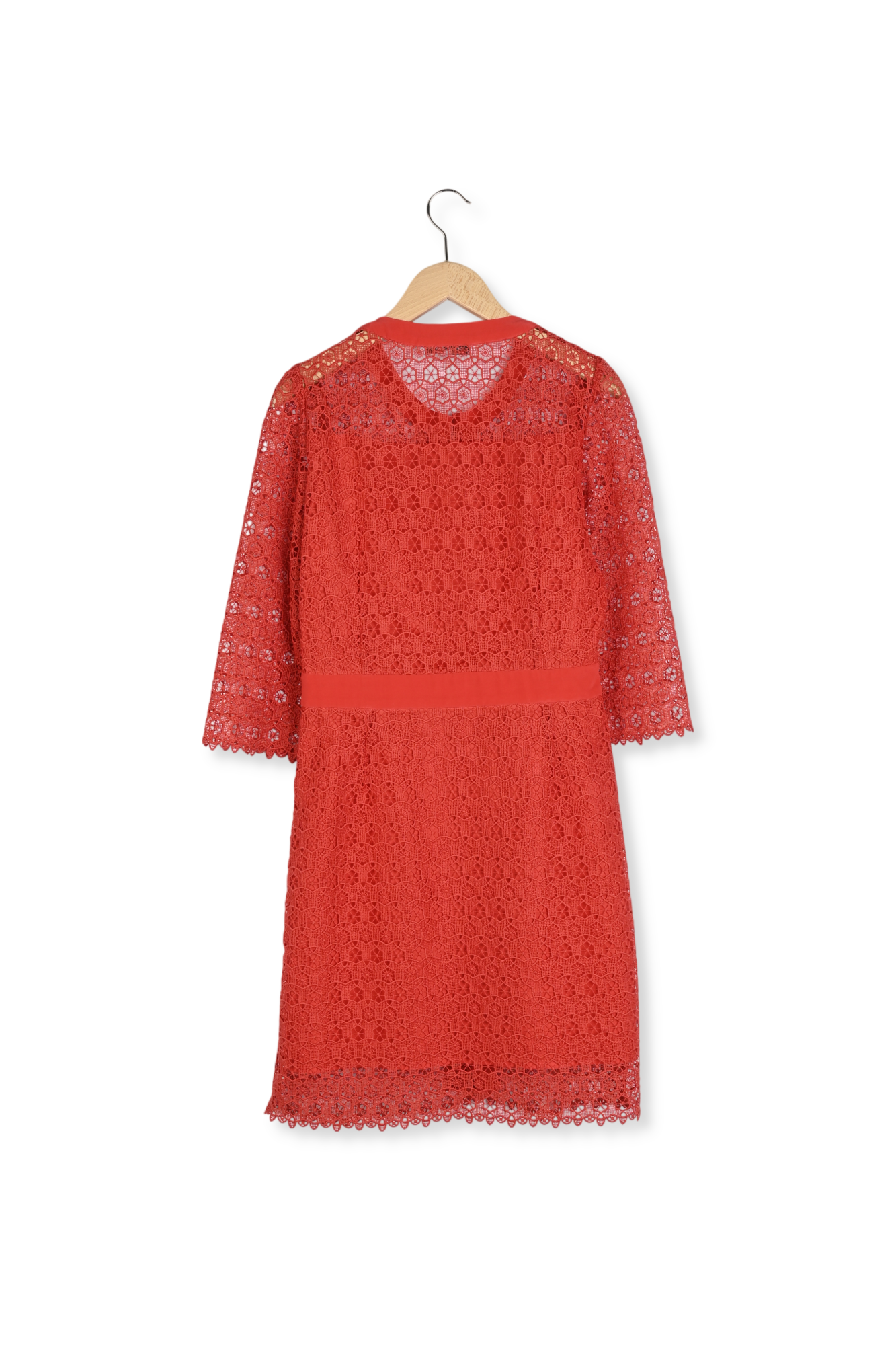 SANTANA - Robe-chemise courte à nouer Faume - seconde main